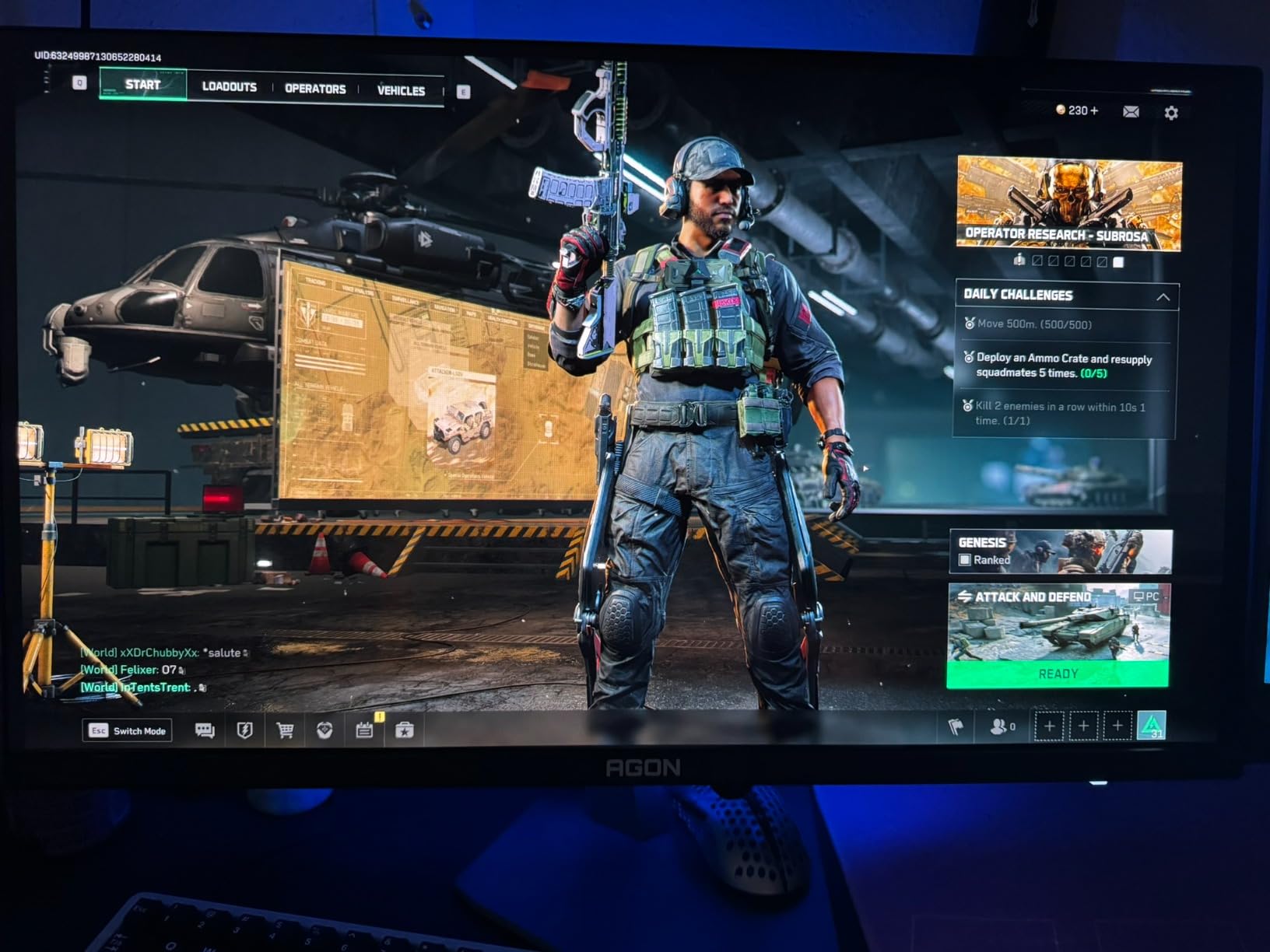 AOC Agon Pro 27 Inch Gaming Monitor QD OLED 240Hz 0.03ms, AG276QZD2 | 2560x1440 Computer Monitor, Height Adjustable, HDR TrueBlack 400, VESA Mount, Built-in Speakers customer photo 2