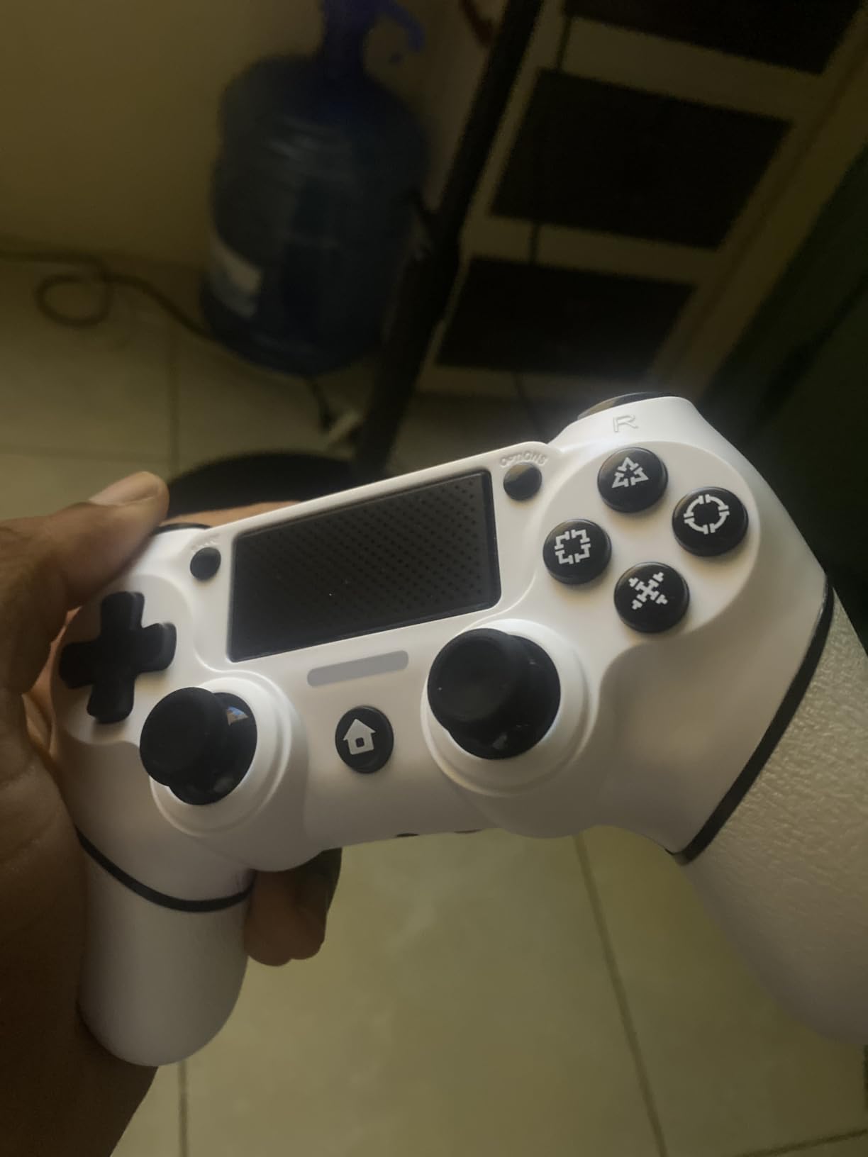 AceGamer 2 Pack for PS4 Controller, Wireless Controller for PS4/Pro/Slim/PC, with Non-Slip Grip of Both Sides and USB-C Cable! (Black and White) customer photo 2