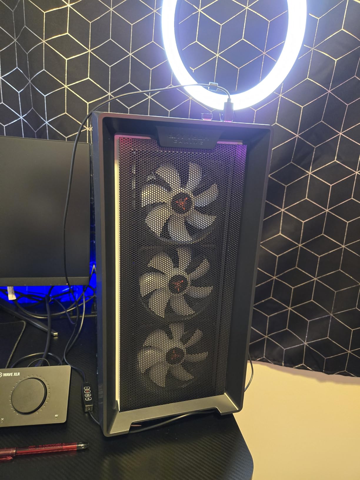 Skytech Nebula Gaming PC Desktop, Ryzen 5 5500 3.6 GHz (4.2GHz Turbo Boost), NVIDIA RTX 4060 8GB GDDR6X, 1TB SSD, 16GB DDR4 RAM 3200, 650W Gold PSU, Wi-Fi, Win 11 Home customer photo 1