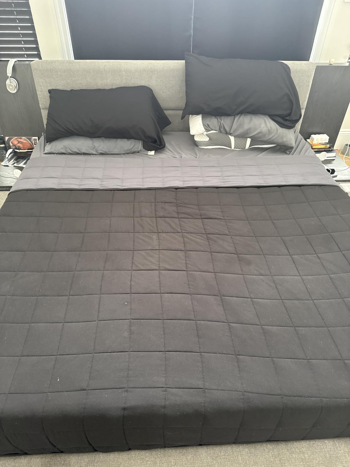 yescool Weighted Blanket for Adults 25lbs Queen Size, 60