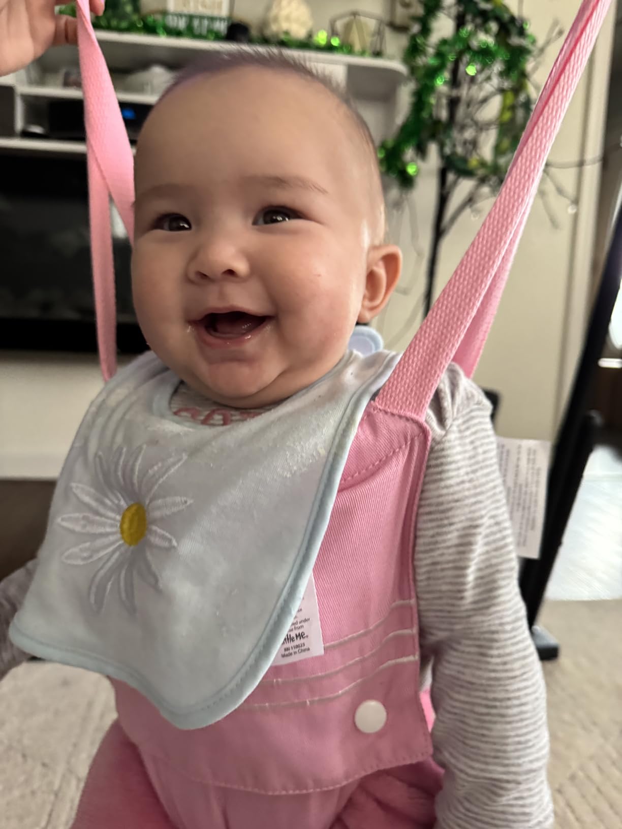Slevoo 2 in 1 Baby Jumper Swing, Toddler Swing 6 Months to 6 Years Blue customer photo 1