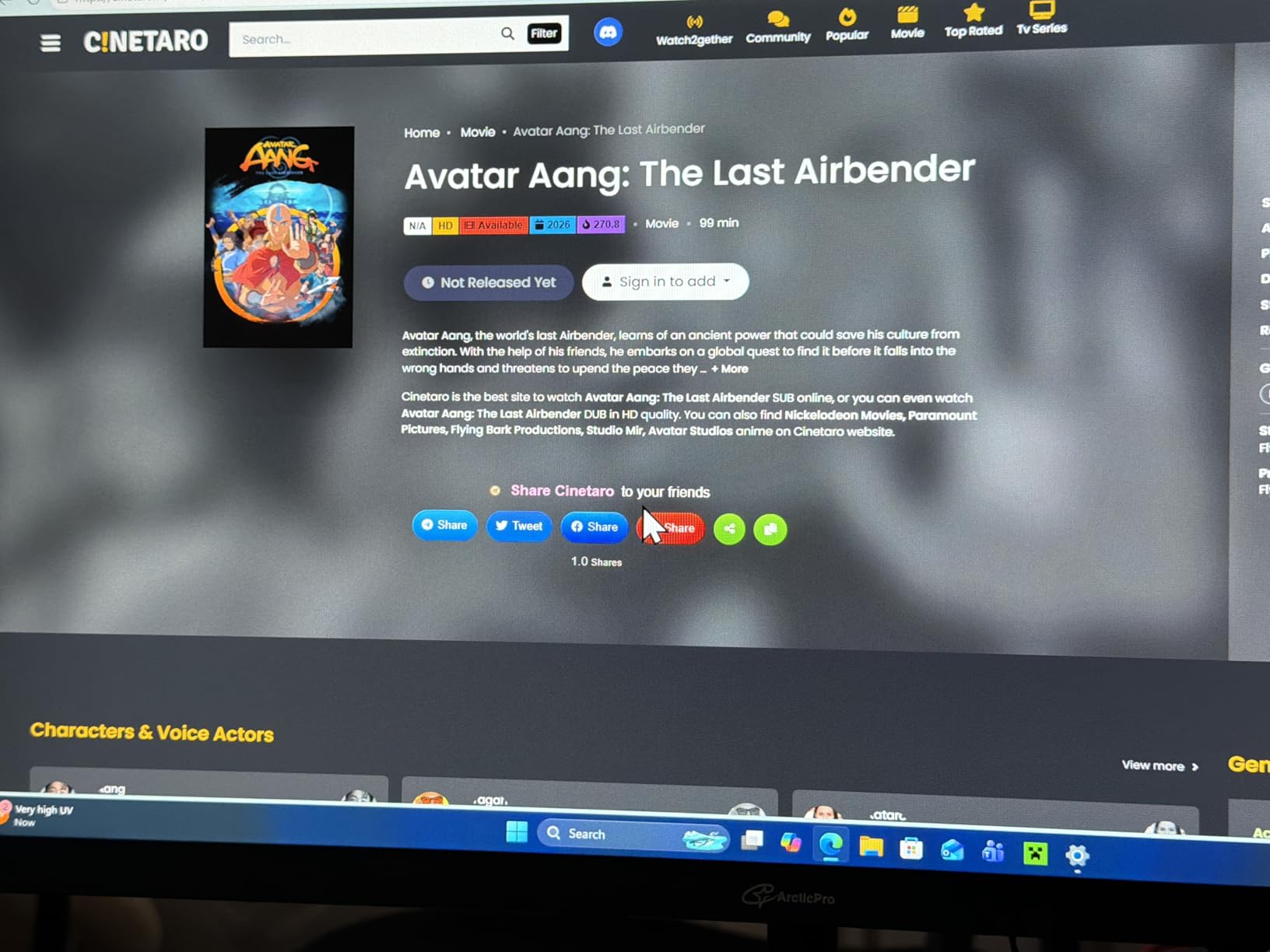 ArcticPro 22 Inch Gaming Monitor 144Hz, FHD Computer Monitor, 105% sRGB | 1080p, 4000:1 Contrast, 3-Sided Frameless, Ultra Slim, VESA Mount, Eye Care, HDMI, VGA customer photo 2