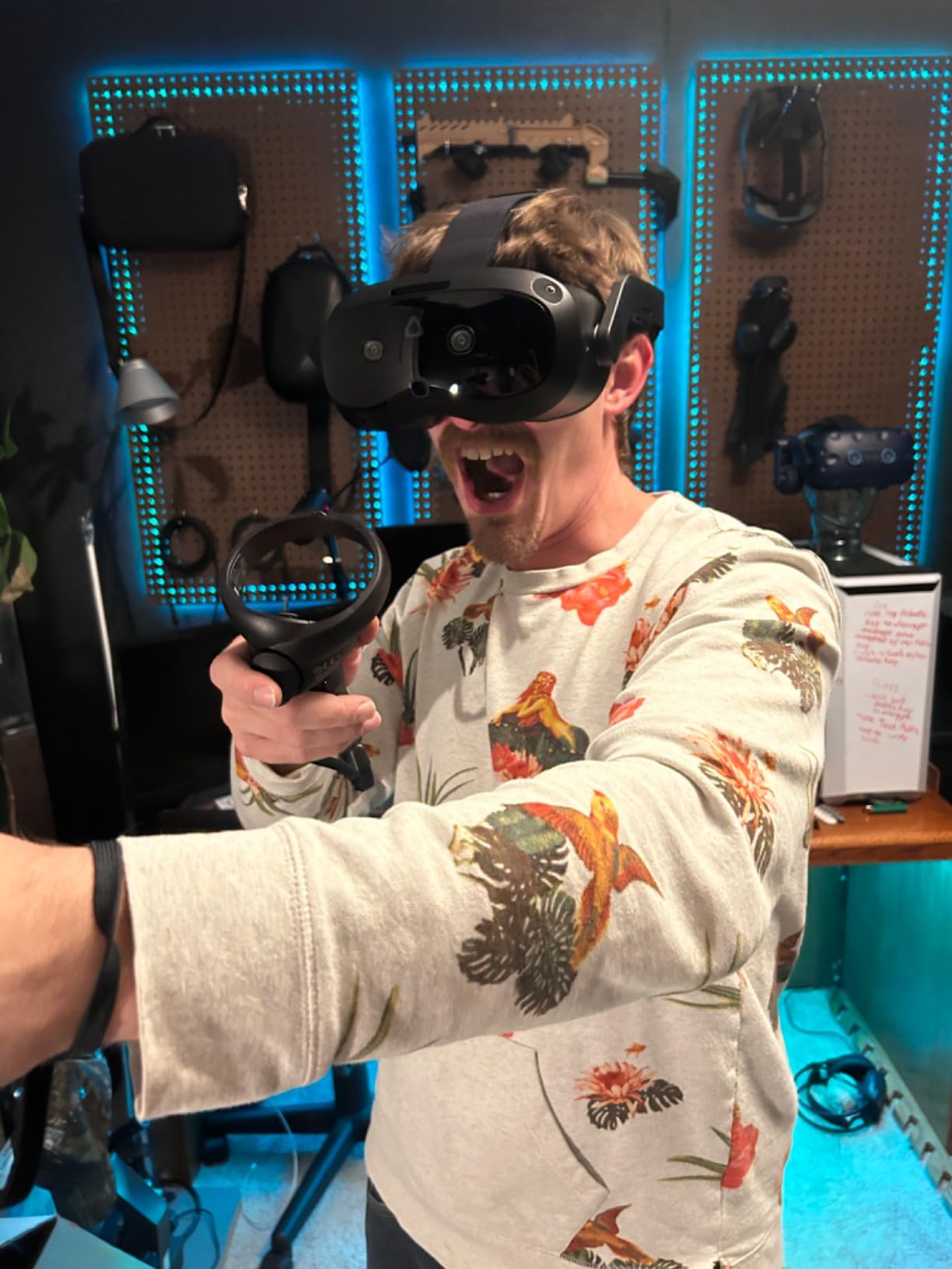 HTC Vive Focus Vision - Mixed Reality and PC VR Headset + Controllers - Consumer Edition customer photo 1