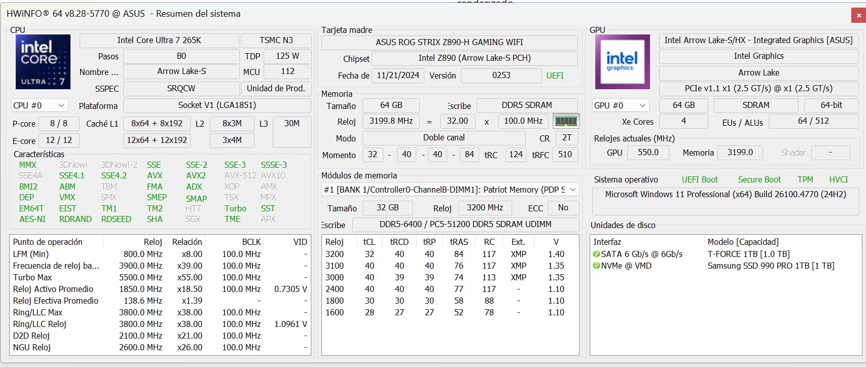 Intel Core Ultra 7 Desktop Processor 265K - 20 cores (8 P-cores + 12 E-cores) up to 5.5 GHz customer photo 1