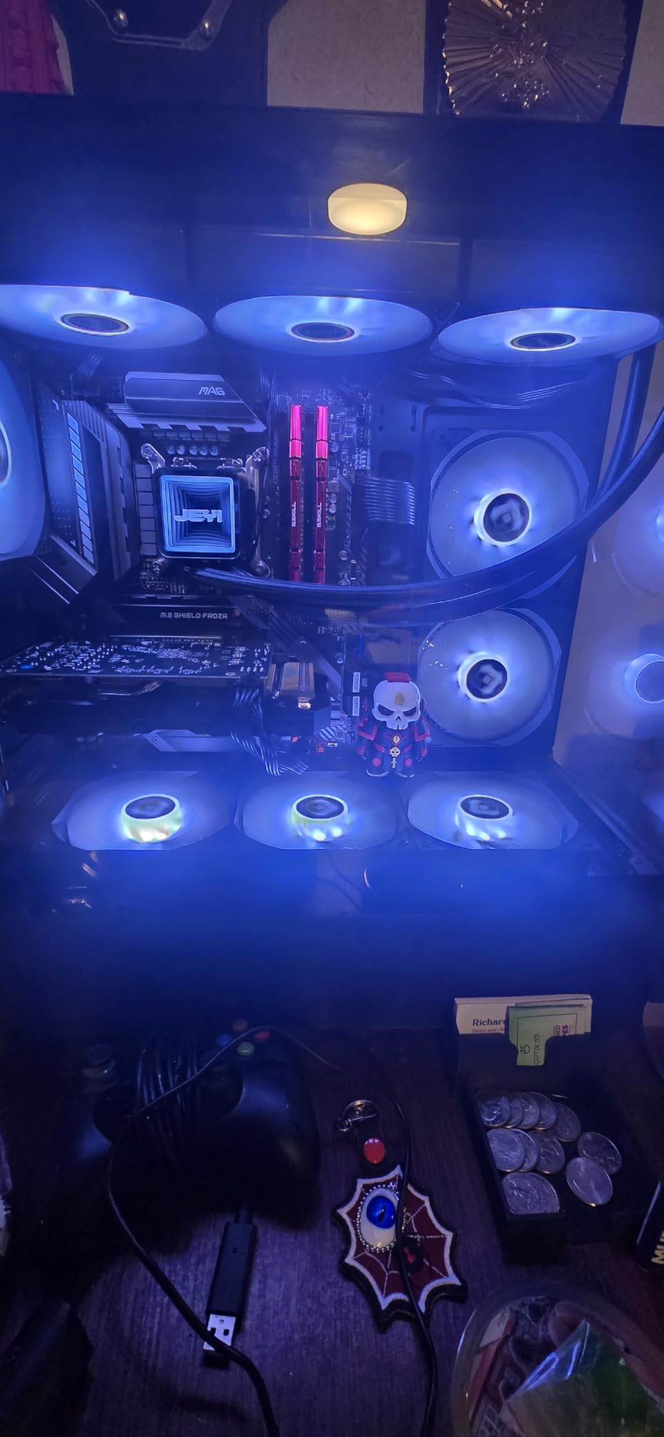 FOIFKIN F1 PC Case - Pre-Installed 6 PWM ARGB Fan, ATX Mid-Tower Computer case, Gaming PC Case, Type-C, 360mm Radiator Support, FOIFKIN (Black) customer photo 1
