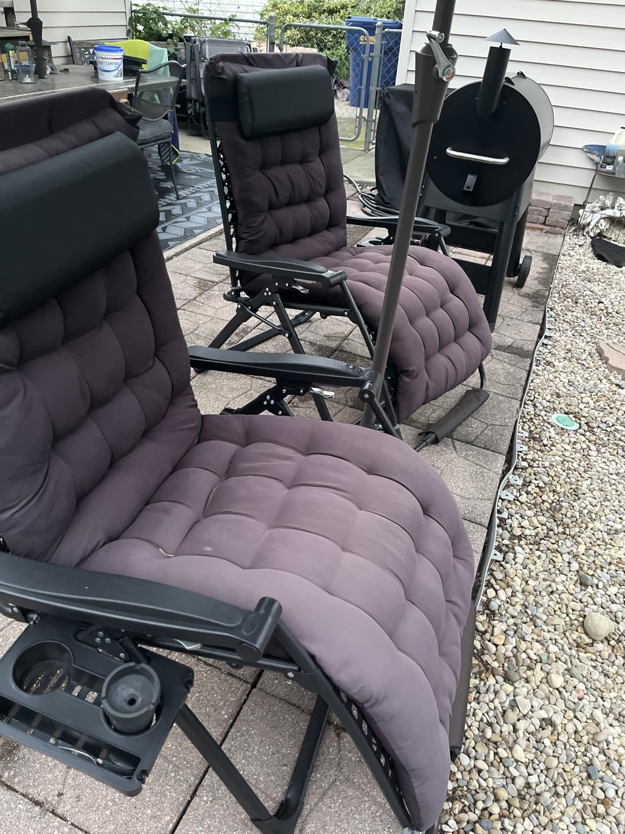 Suteck Oversized Zero Gravity Chair,500LBS 33In XXL Outdoor Recliner Chairs customer photo 2