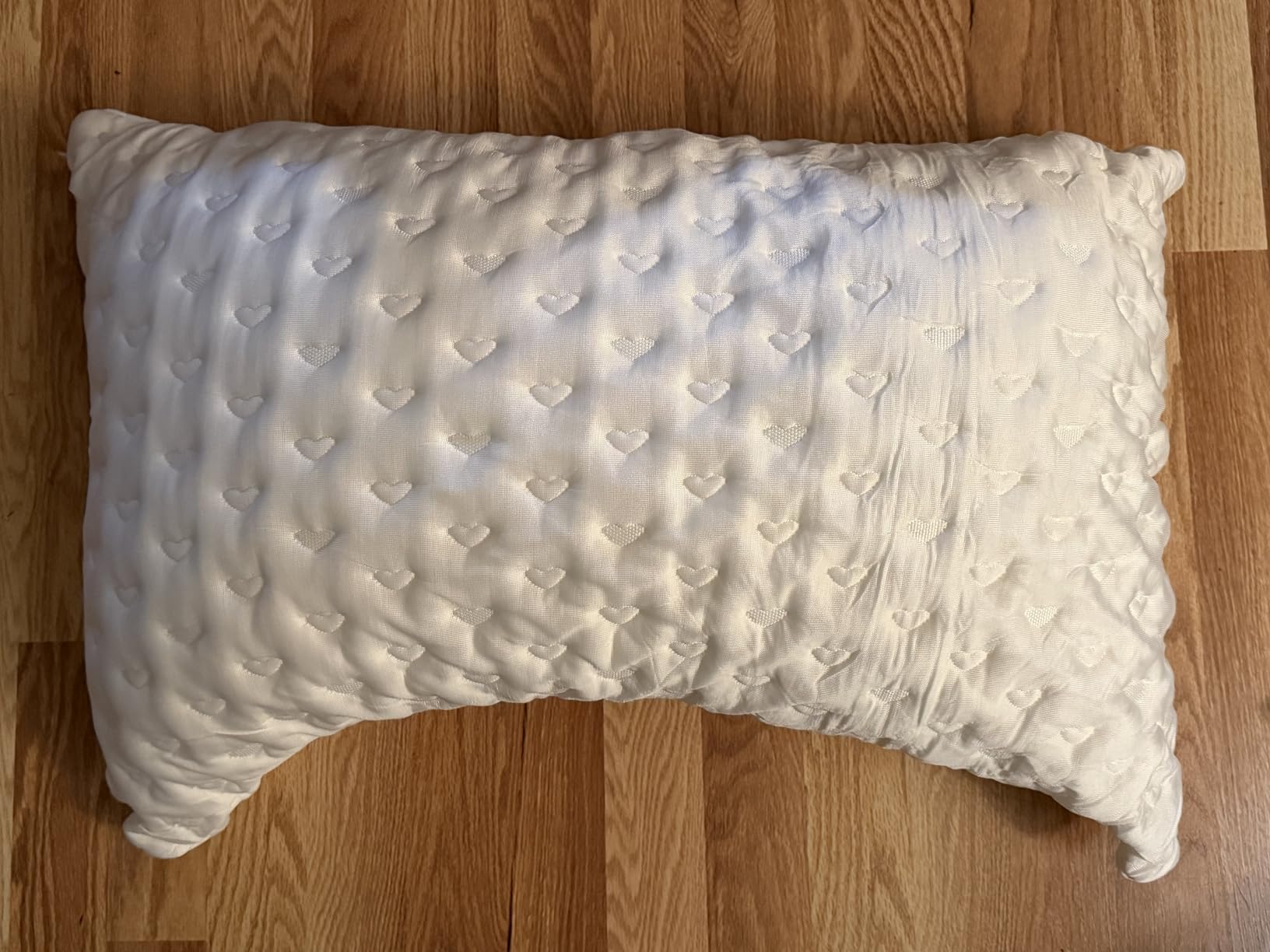 Side Sleeper Pillows for Neck & Shoulder Comfort - Ergonomic Curved Crescent Design, Adjustable Shredded Memory Foam, Cooling & Soft Cover, Extra Fill Included, Queen Size customer photo 2