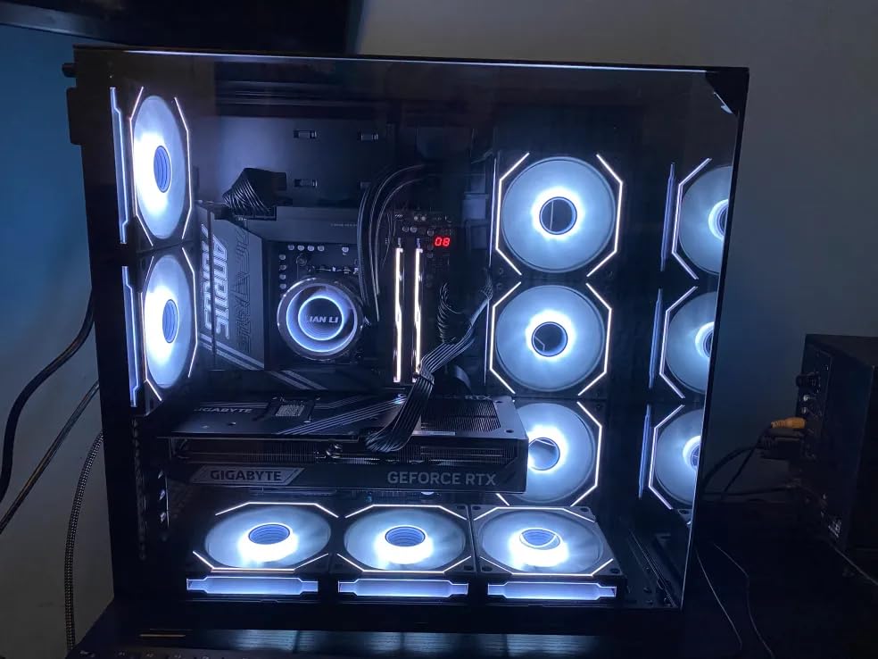 Lian Li O11 Vision Compact ATX Mid Tower Case-Back Connect-Black-O11VPX customer photo 2