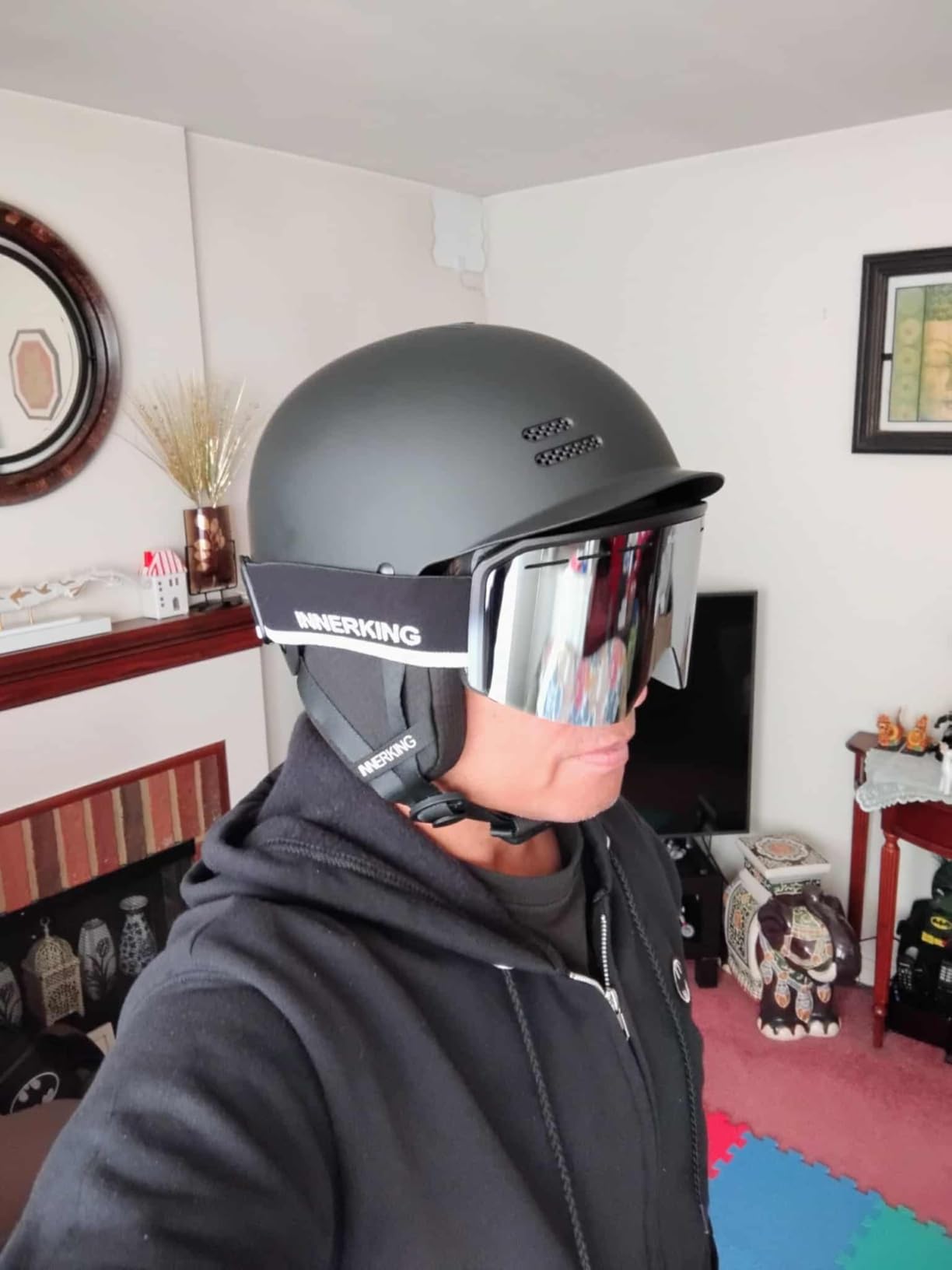 InnerKing Snowboard Helmet and Ski Goggles Set for Men, Women, Adults customer photo 1