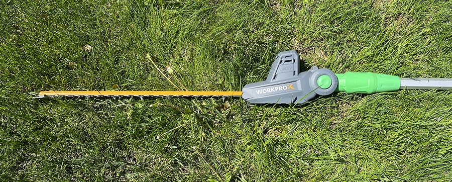 WORKPROX 20V Cordless Pole Hedge Trimmer, 9.2-Ft Reach, 11-Angle Head customer photo 1