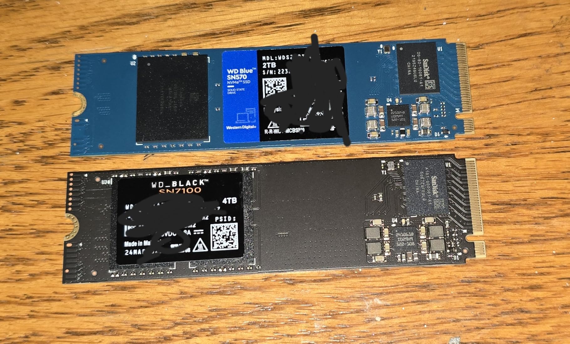 WD_Black SN7100 1TB NVMe SSD - Gen4 PCIe, M.2 2280, Up to 7,250 MB/s Read Speed, Up to 6,900 MB/s Write Speed, Next Gen TLC 3D NAND, for Laptops, Handheld Gaming Devices - WDS100T4X0E customer photo 2