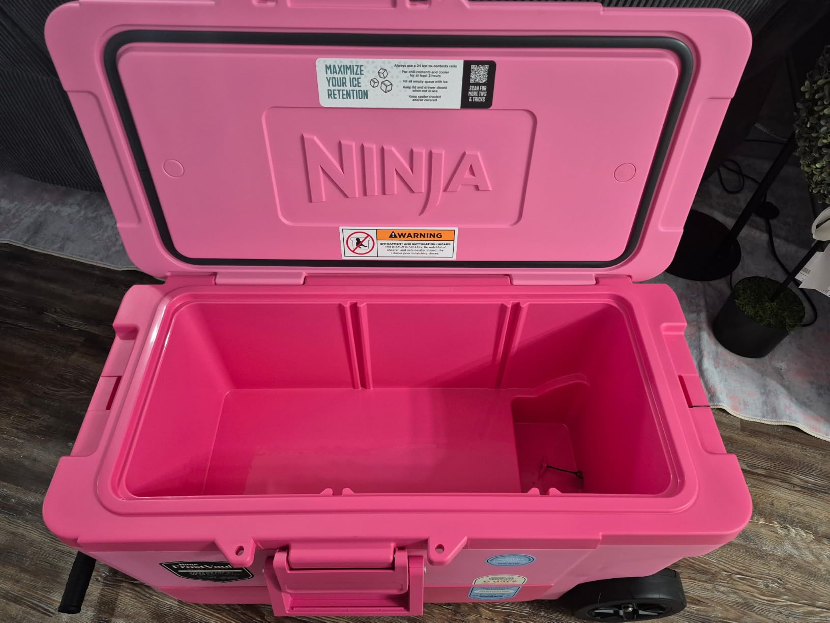 Ninja FrostVault™ 45qt Cooler with Wheels, Dry Storage, Lakeshore Blue customer photo 1