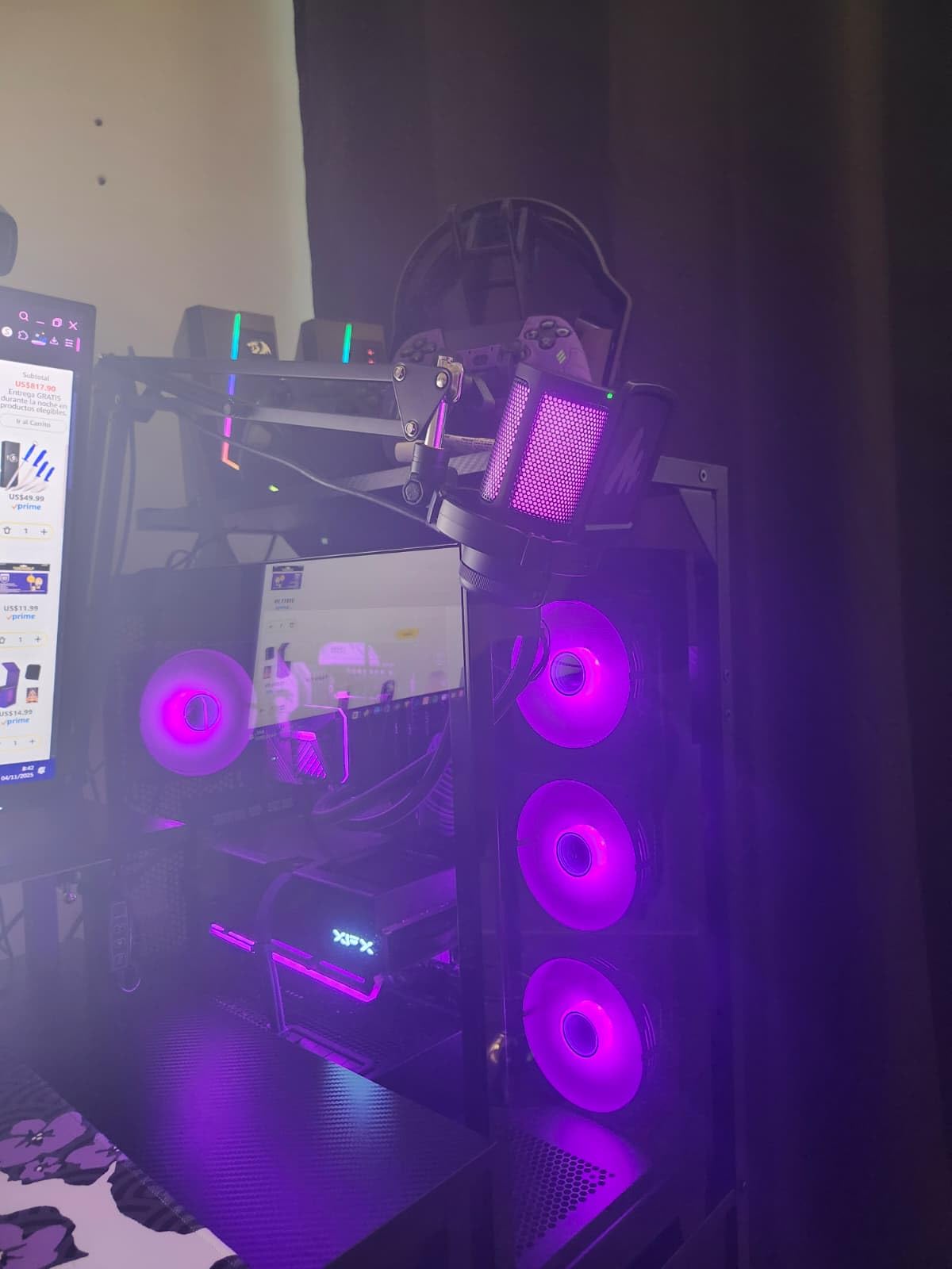 MSI MAG Coreliquid A15 360 - AIO ARGB Liquid Cooling - 360mm Radiator - Triple 120mm ARGB PWM Fans - EZ Connect - Uni Bracket - LGA 1700/1851/AM5/AM4 Compatible - Black customer photo 1