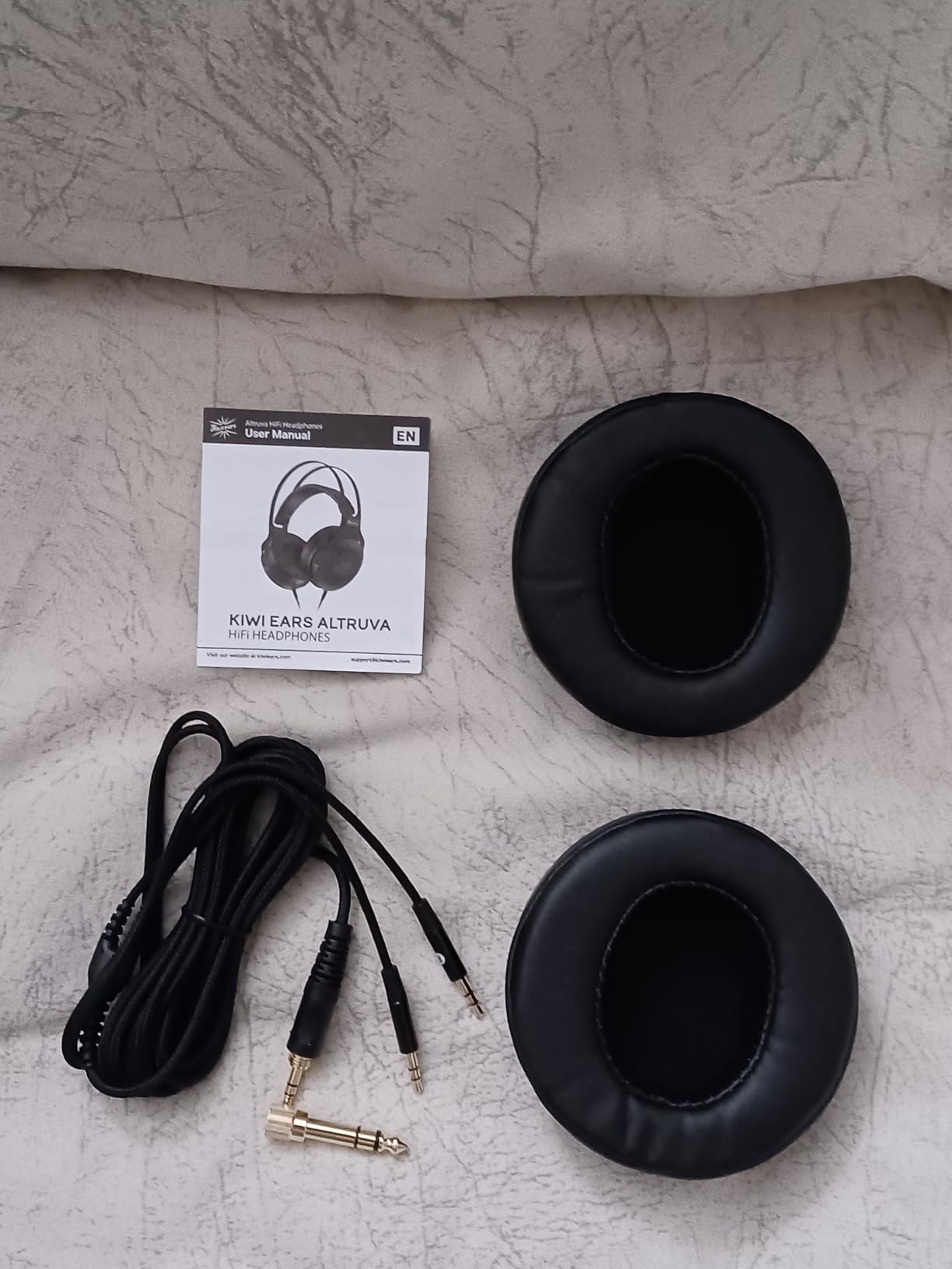 Linsoul Kiwi Ears Altruva Hi-Fi 50mm Dynamic Driver Monitoring Headphones | Studio Monitor-like Tuning, Open-Back Stereo, Dual 3.5mm Wired Over-ear for Gamers customer photo 2