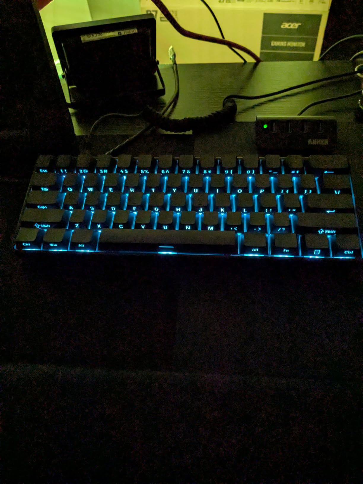 MONSGEEK FUN60 Pro Rapid Trigger Gaming Keyboard 16k Scan Rate SP Magnetic Switch HE Keyboard Wired 60% Black Shine-Through (Glare Magnetic Switch) customer photo 2