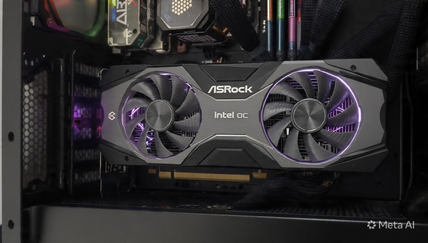 ASRock Intel Arc B570 Challenger 10GB OC GDDR6 Graphics Card, 2600 MHz GPU, 19 Gbps Memory, Dual Fan, Metal Backplate, HDMI 2.1a, DisplayPort 2.1, 0dB Cooling customer photo 2
