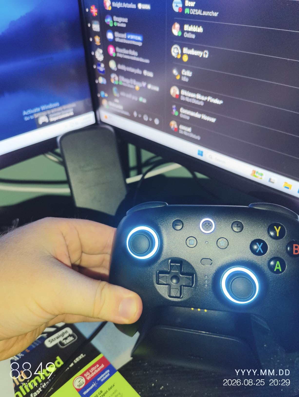 8Bitdo Ultimate 2 Wireless Controller for PC, Apple, Steam & Android, Black customer photo 1
