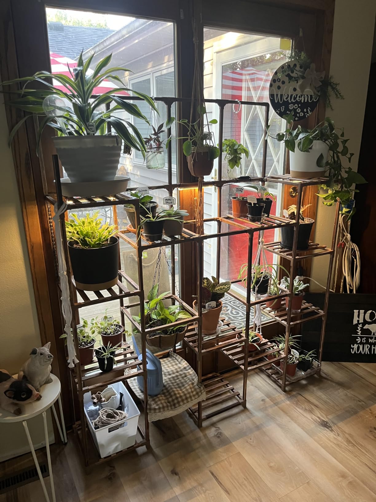 GENTINGBRO Plant Stand Indoor with Grow Light 14 tiers Large Plant Shelf for Indoor Plants Display Heavy Duty Plant Rack for Living Room Patio Decor customer photo 2
