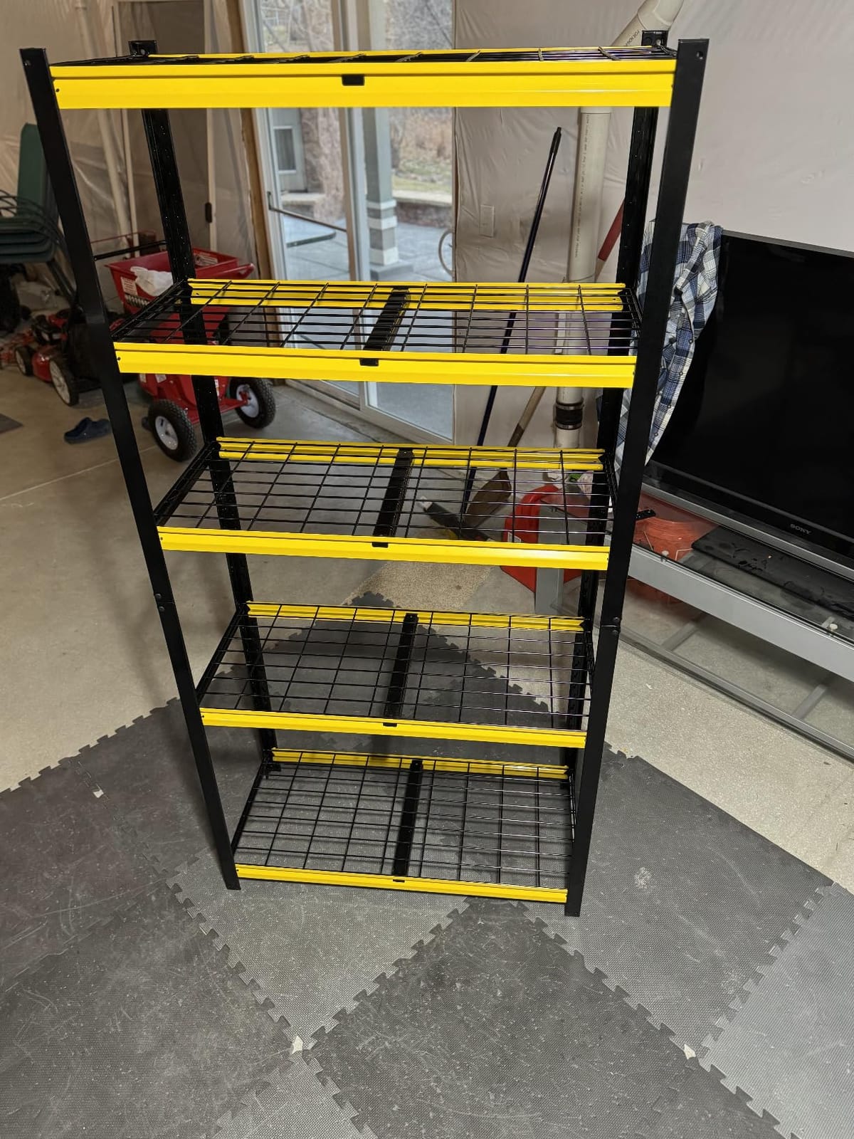 PrimeZone 3250 LBS Heavy Duty Garage Storage Shelves, 5 Tier Metal Shelf customer photo 1