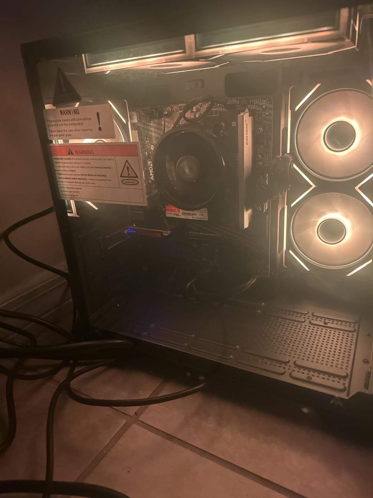 YAWYORE Gaming PC Desktop Computer AMD R5 5600GT 16GB 1TB NVMe Towers WiFi | 16GB DDR4 3200MHz, 1TB M.2 NVMe PCIe, 550W 80PLUS PSU, WiFi BT, Game Design Office Console customer photo 1