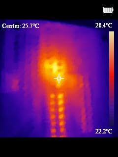 H128 Handheld Thermal Camera, 240 x 240 TISR Resolution, 24h Battery Life Thermal Imaging Camera, 25 Hz Infrared Camera with Temperature Alarm, -4℉~ 842℉ Temp Range, IP65 Protection Level customer photo 2