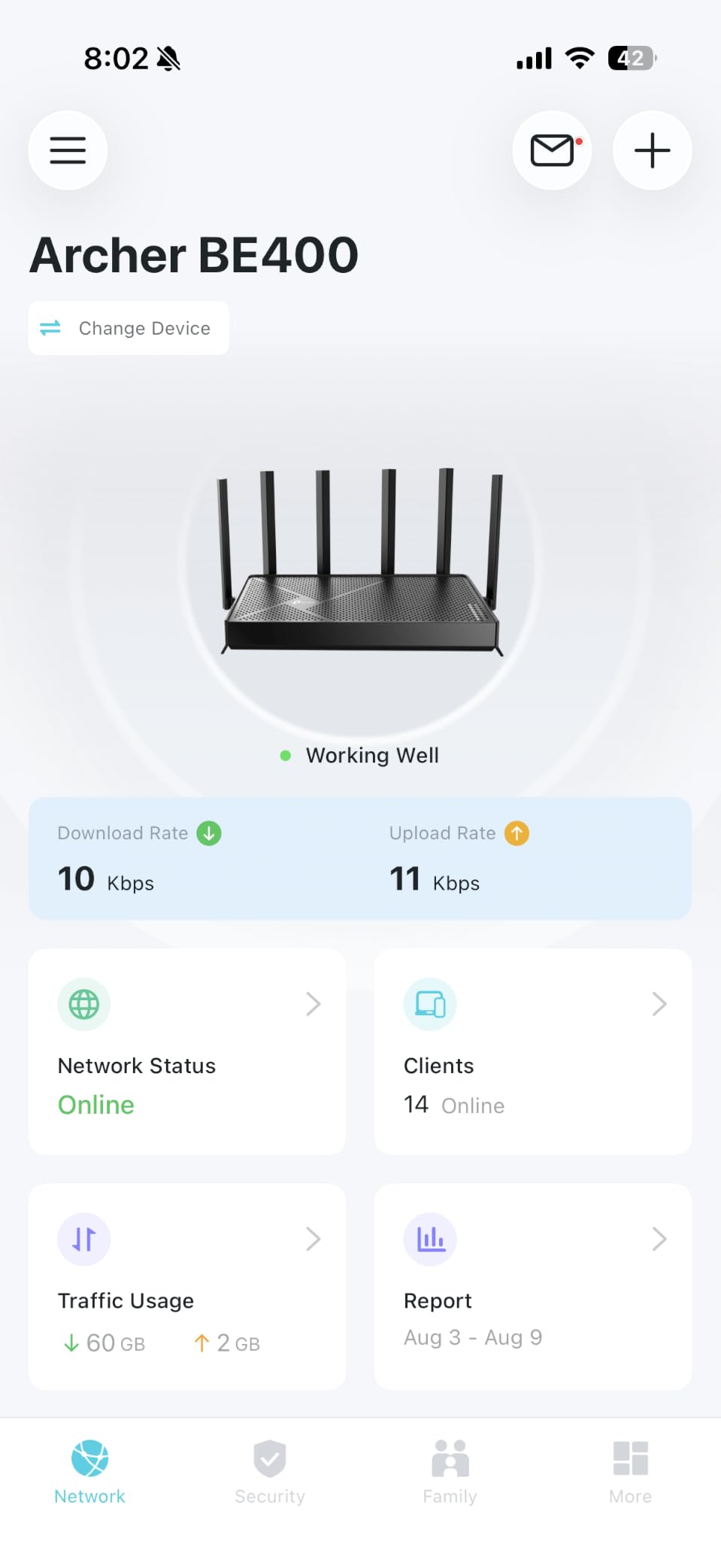 TP-Link BE6500 Dual-Band WiFi 7 Router (BE400) customer photo 1