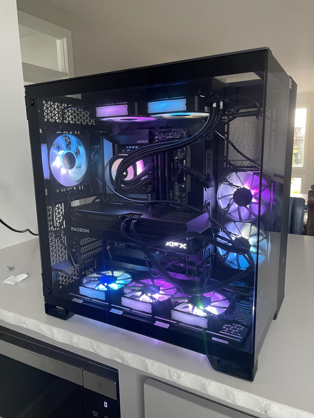XFX Swift AMD Radeon RX 9070XT Triple Fan Gaming Edition with 16GB GDDR6 HDMI 3xDP, AMD RDNA 4 RX-97TSWF3BA customer photo 2