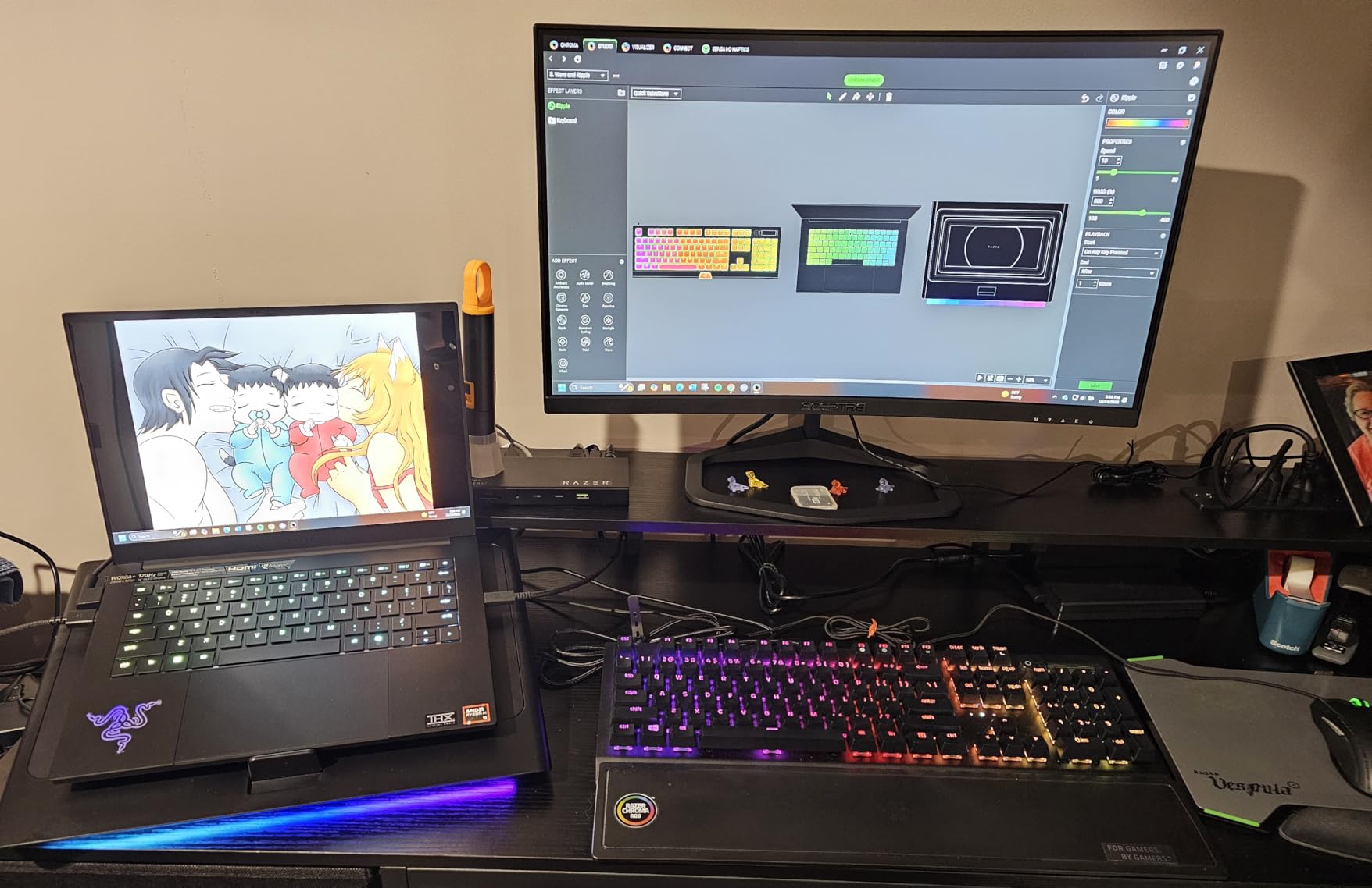 Razer Blade 14 (2025) Gaming Laptop, RTX 5070, 32GB DDR5 RAM, 1TB, Black customer photo 2