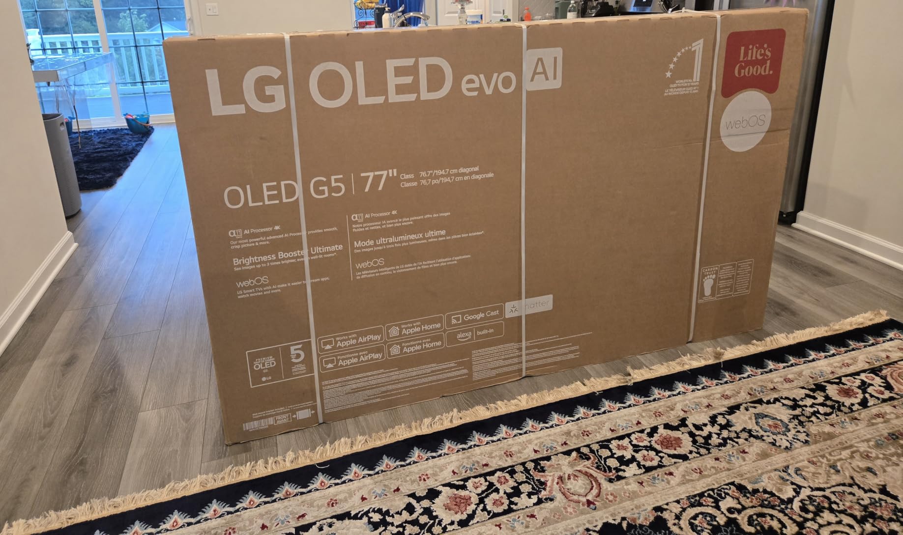 LG 77-Inch OLED evo AI 4K G5 Series Smart TV (OLED77G5WUA, 2025) customer photo 1