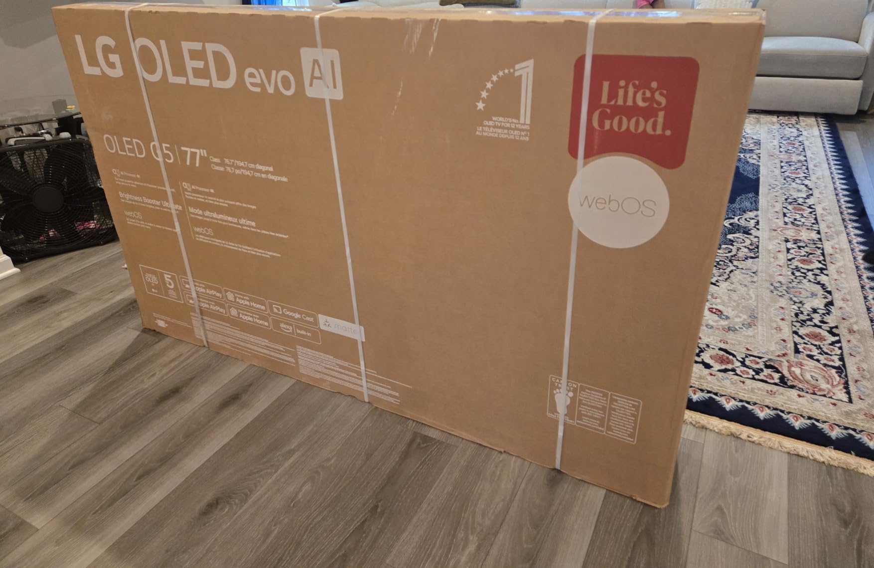 LG 55-Inch OLED evo AI 4K G5 Series Smart TV (OLED55G5WUA, 2025) customer photo 1