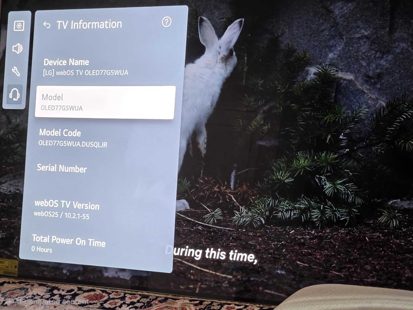 LG 55-Inch OLED evo AI 4K G5 Series Smart TV (OLED55G5WUA, 2025) customer photo 2