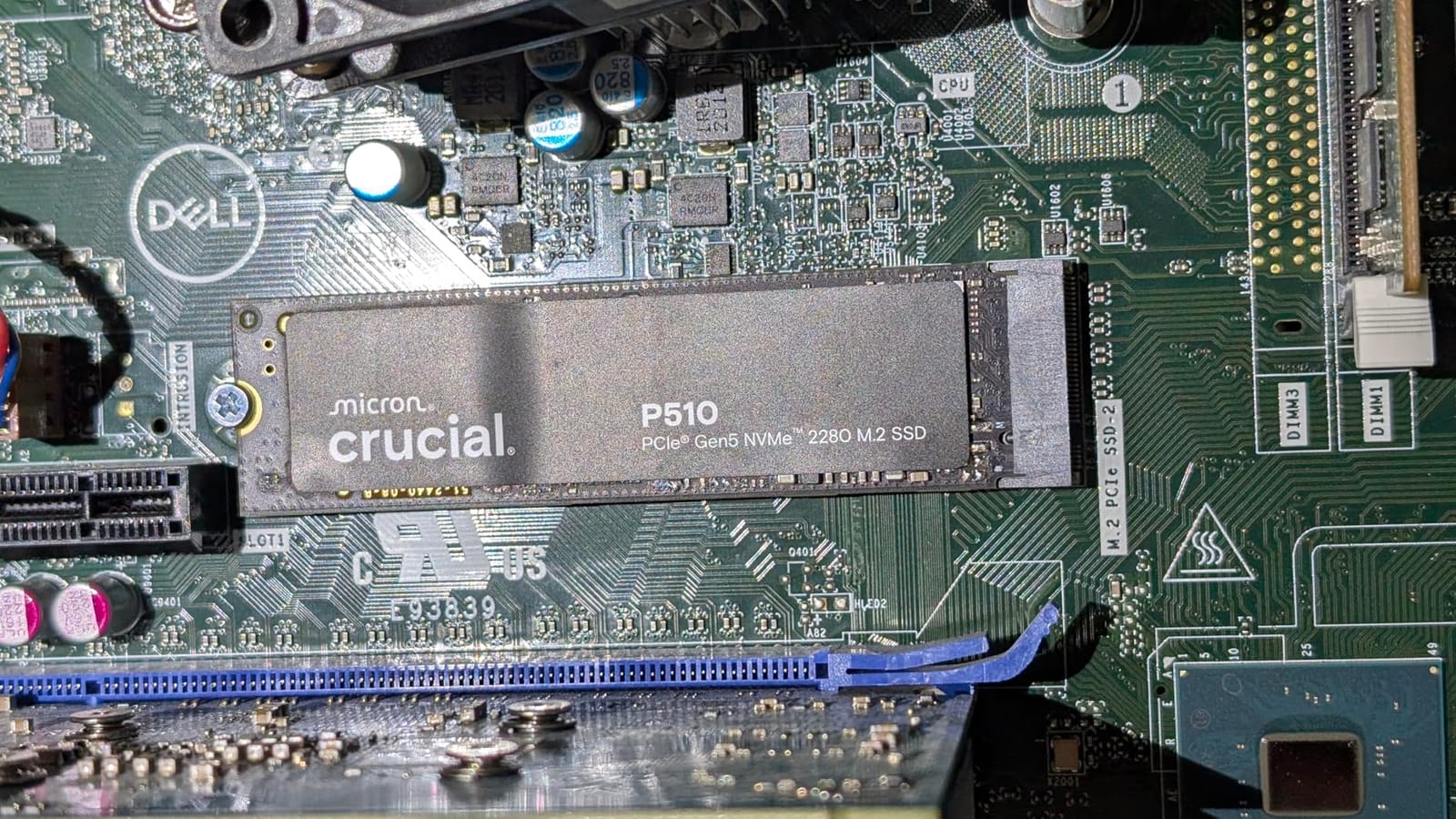Crucial P510 PCIe Gen5 NVMe 1TB SSD, Up to 11,000MB/s, TLC NAND, Laptop & Desktop (PC) Compatible, for Gamers & Creatives, Solid State Drive – CT1000P510SSD8-01 customer photo 2