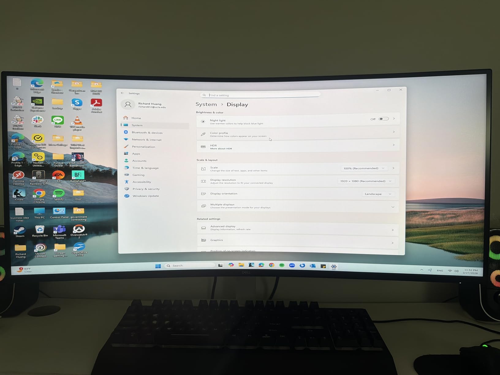 Dell 34 Monitor S3425DW, WQHD VA, 120Hz, FreeSync Premium, Eye Comfort customer photo 2