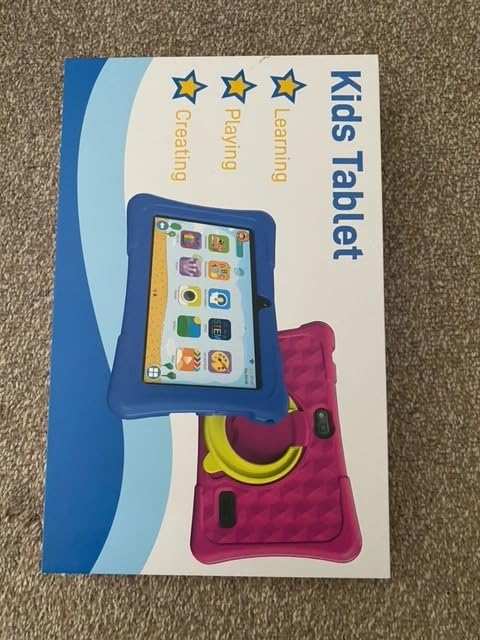 aiprotablet Kids Tablet, 7 inch Android Tablet for Kids, 6GB+32GB 1TB Expand, Quad-Core Tablets with Case, BT, WiFi, Parental Control, Games, Dual Camera (Purple) customer photo 2