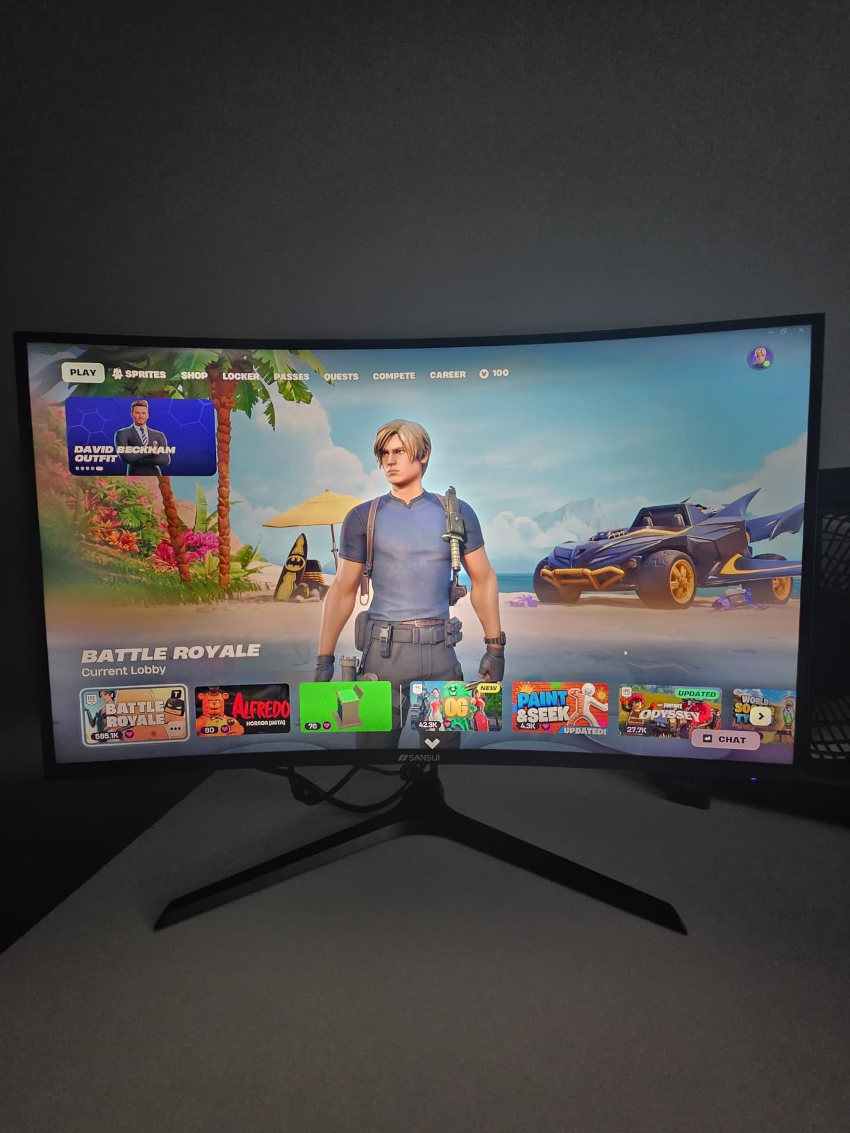 SANSUI 27 Inch WQHD 2560X1440 Curved Gaming Monitor 200Hz MPRT 1ms customer photo 1