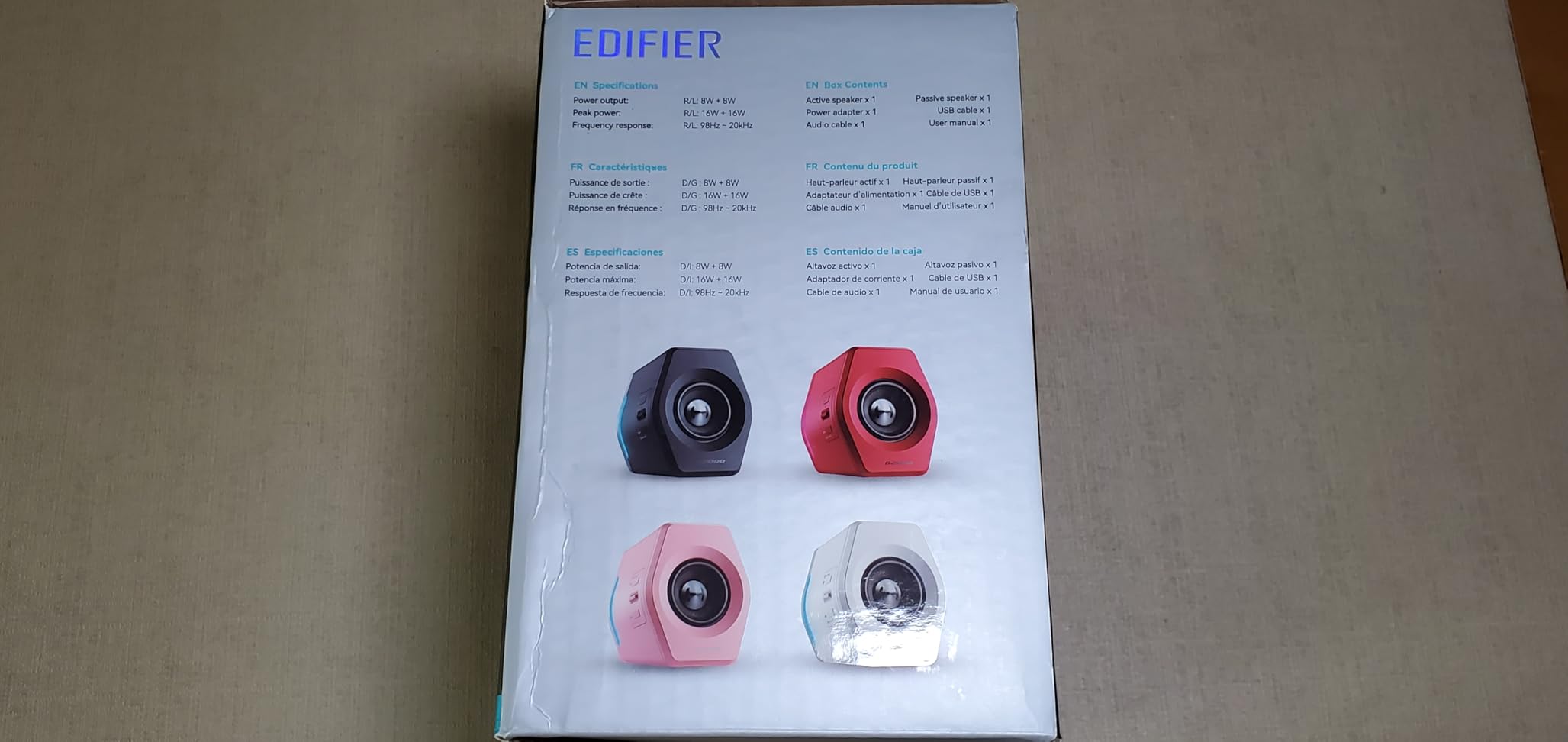 Edifier Hecate RGB Gaming Speakers, 32W Peak Power, Bluetooth, Black customer photo 1