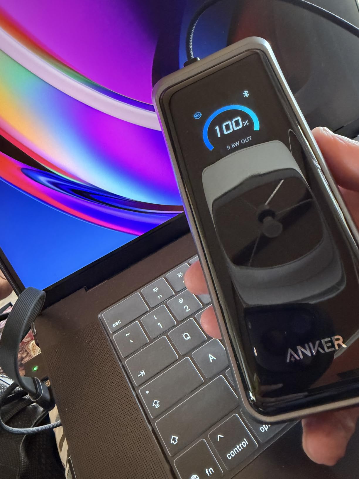 Anker Prime Power Bank, 26,250mAh 300W Fast Charging 3-Port Portable Charger customer photo 2