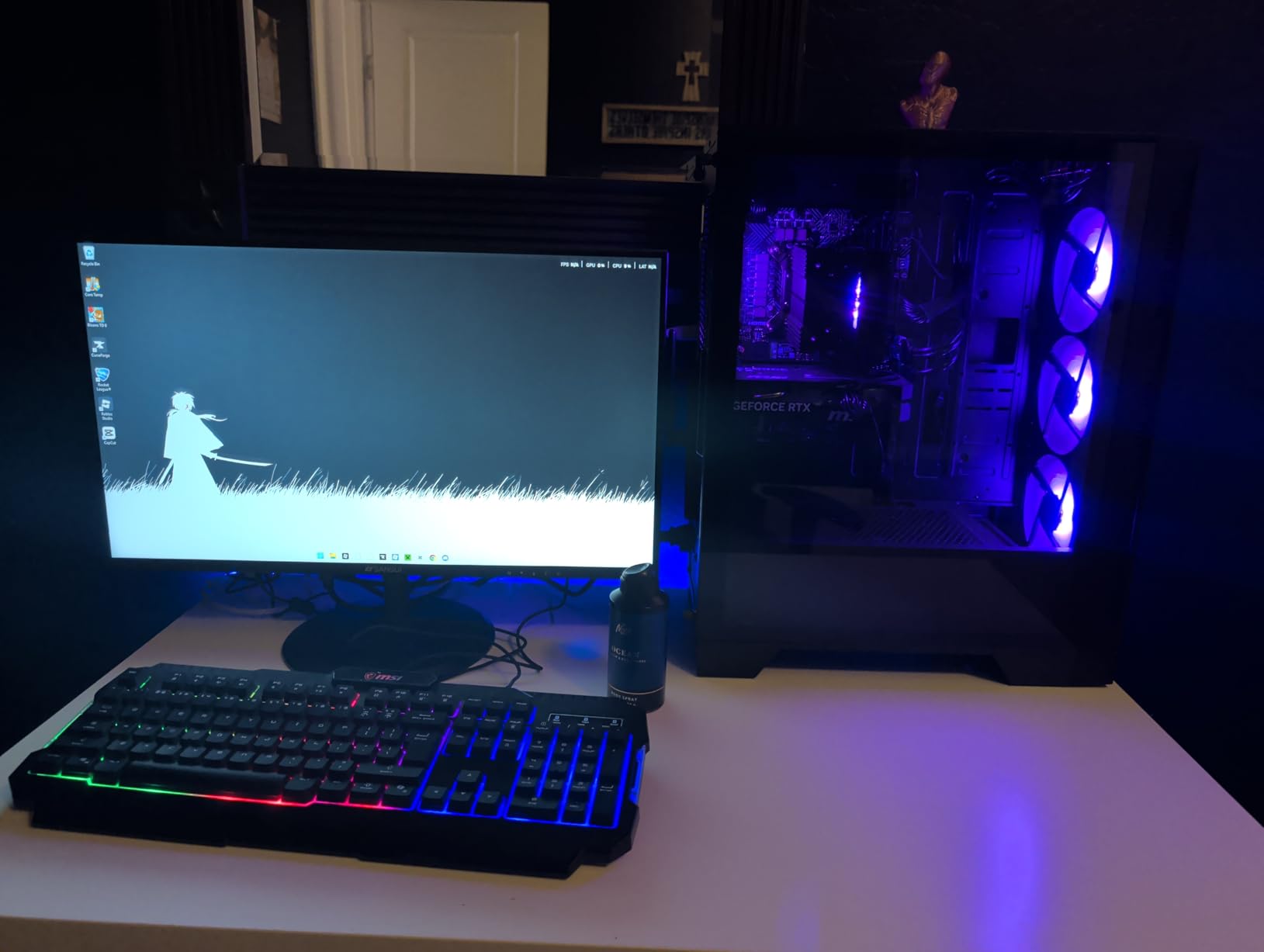 msi Codex R2 Gaming Desktop, Intel i5-14400F, RTX 5060, 16GB DDR5, 1TB SSD customer photo 2