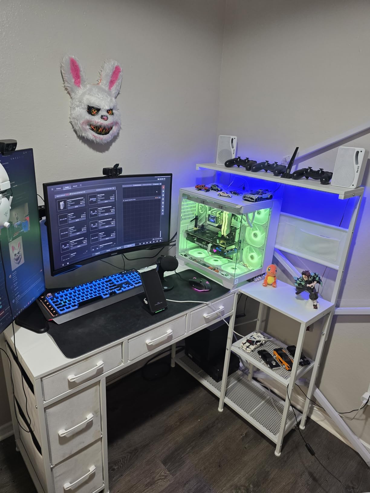 SEDETA L Shaped Gaming Desk, 47.2