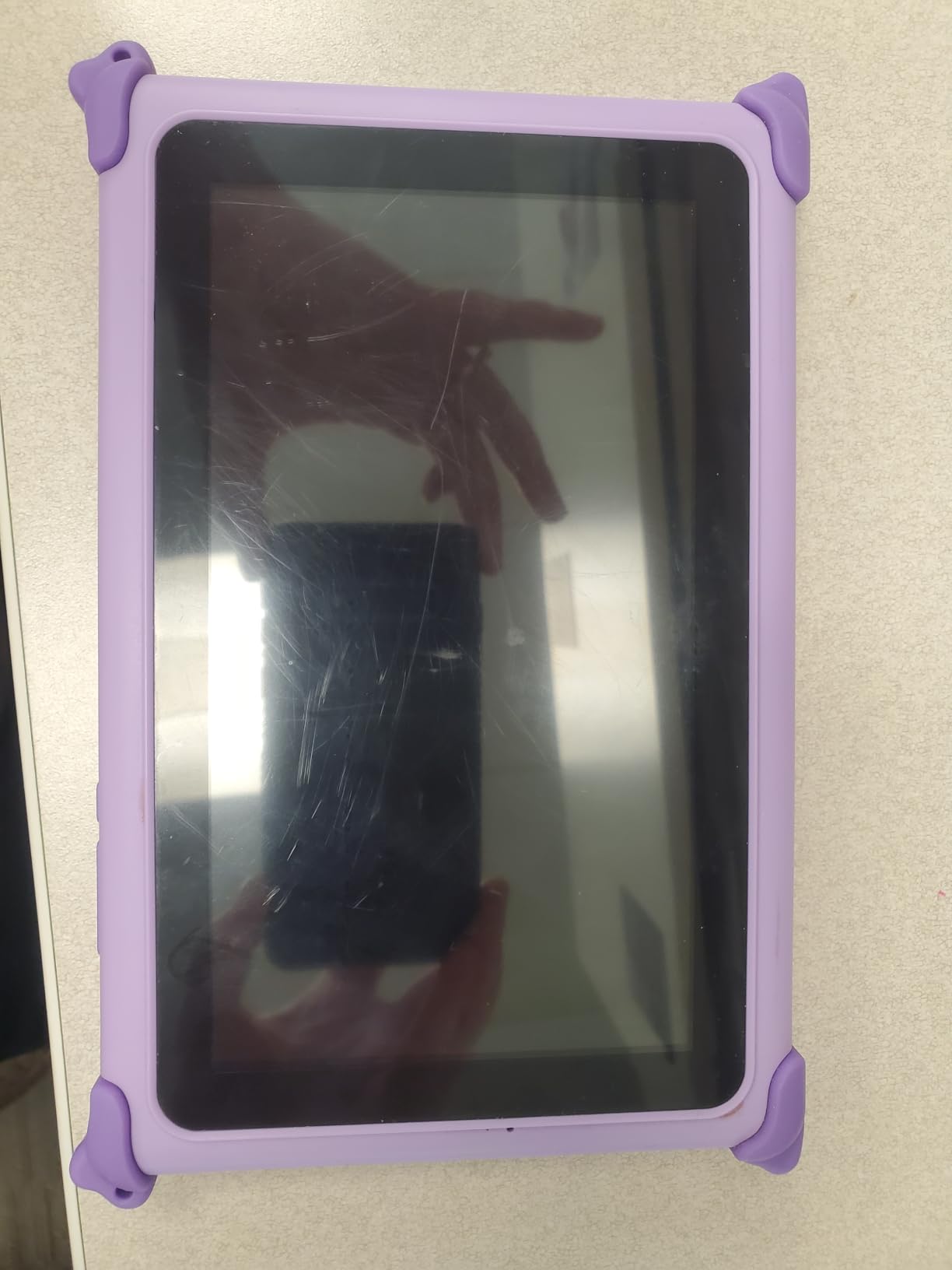 Kids Tablet 7 inch Tablet for Kids 3-12 32GB Toddler Children's Tablets with WiFi, YouTube, Baby Tablets with Shockproof Case, IPS Screen Parental Control GMS Education Games for Girls Boys (Purple) customer photo 2