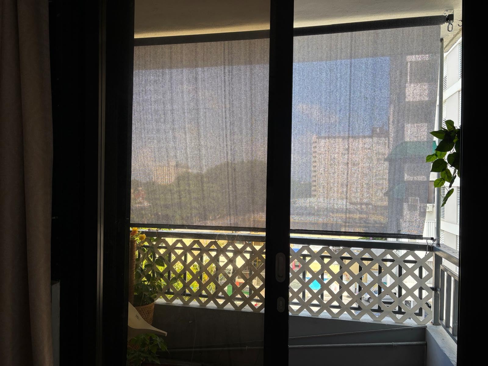 SEEYE Outdoor Sunshade Roller Shades 48