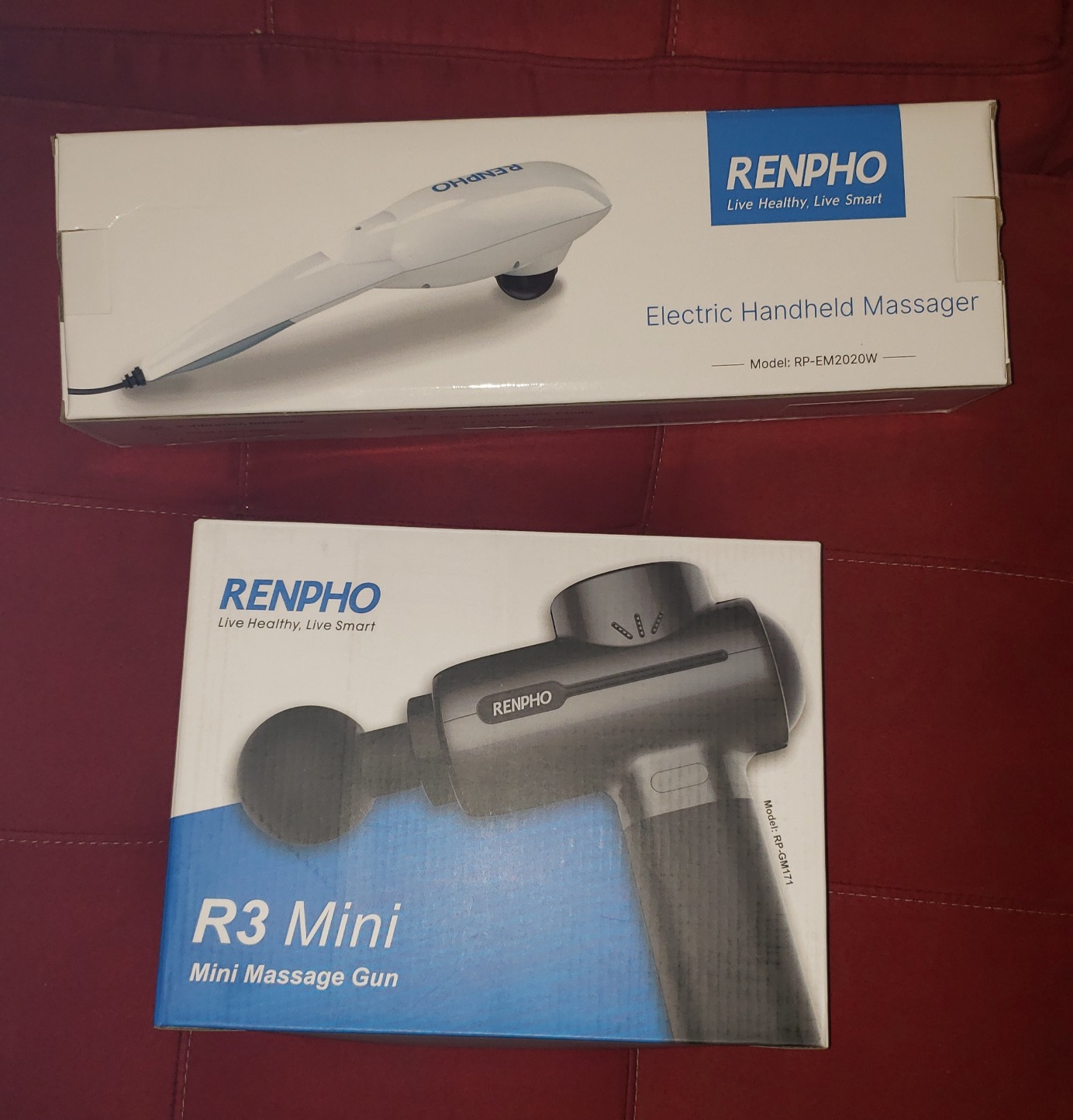 RENPHO Active Thermacool 2 Massage Gun with Intuitive Heat and Cold Control | VA Display Handheld Percussion 10mm Deep Tissue Massager for Neck Back Muscle, FSA Eligible Gift for Men Women Athletes HSA customer photo 1