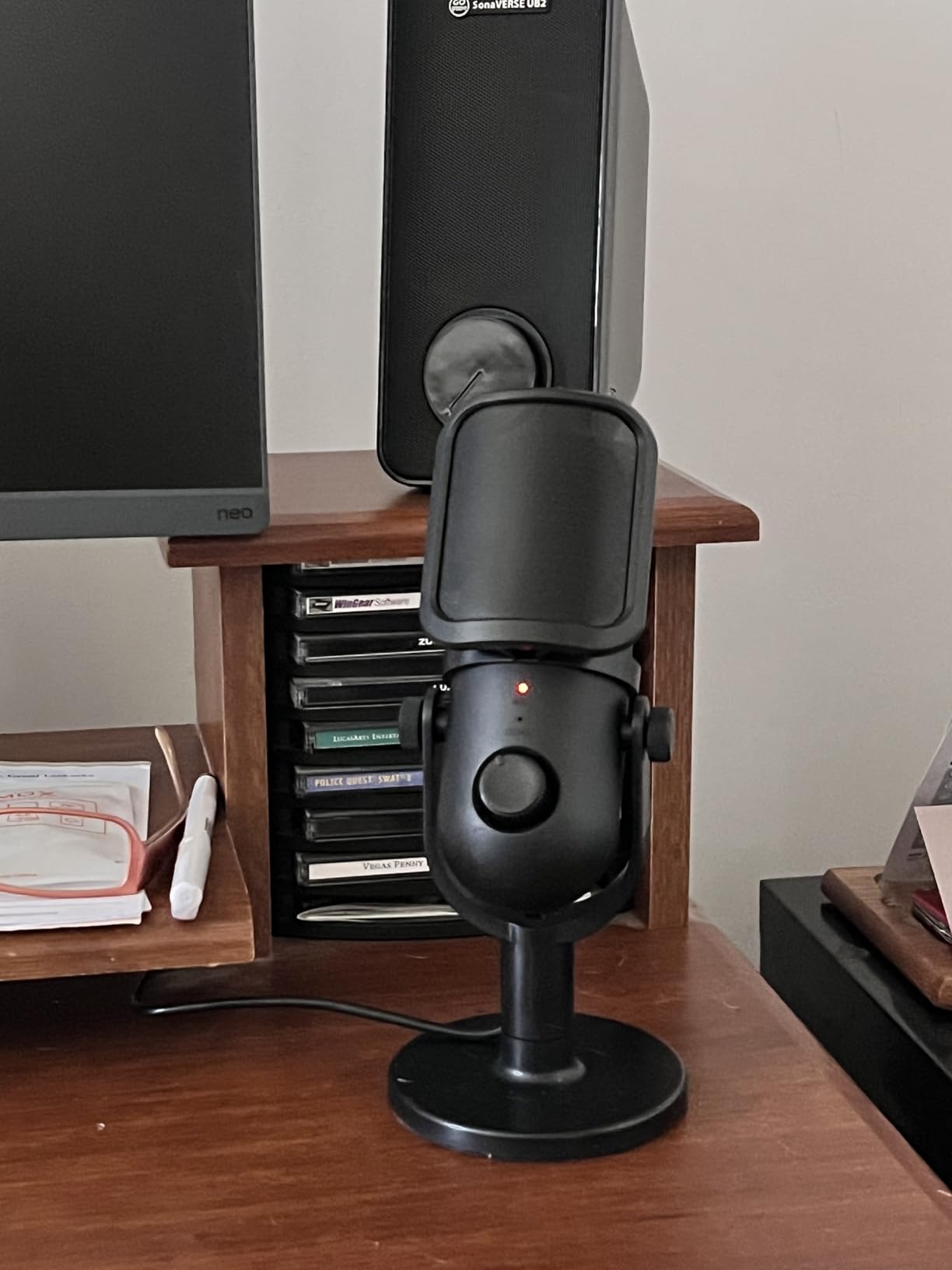 USB Microphone for PC Gaming: Condenser Microphone RGB for Gamer with Stand Mic - Recording Mic for Computer&Laptop with Qiuck Mute - Desk Podcast Mic for Podcast & Singing & Streaming & Youtube Black customer photo 1