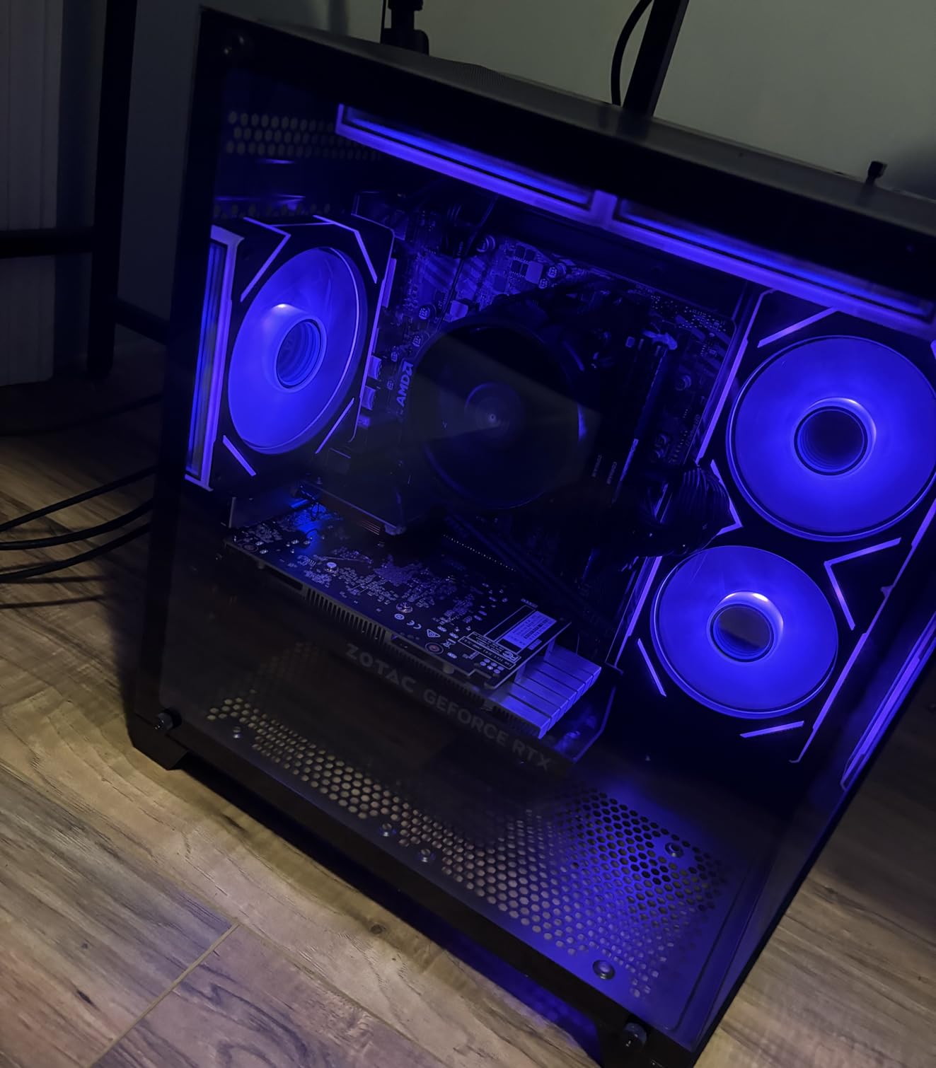 SKYESEV Gaming Desktop Computer PC,AMD Ryzen 5 5600,RTX3050 6GB,32GB DDR4 customer photo 2