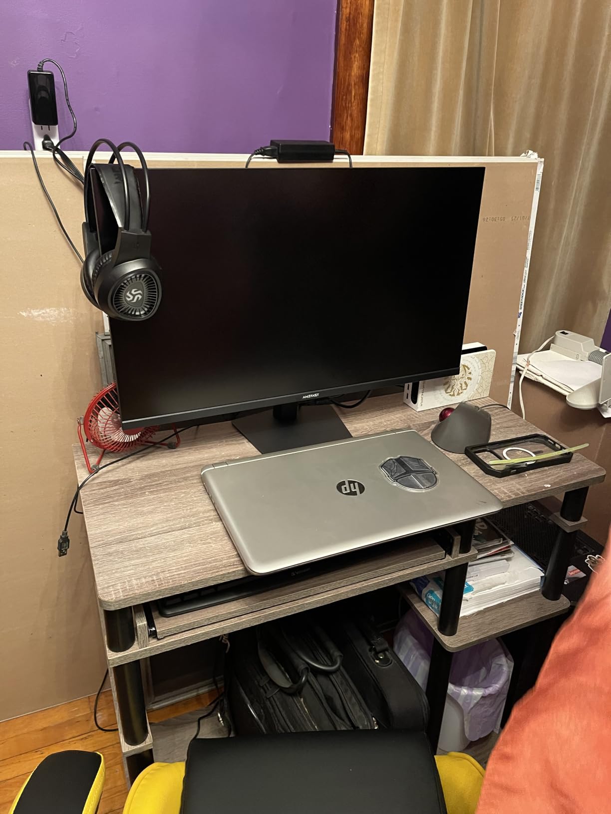 Amzfast 49 Inch Curved Monitor 120Hz DQHD (5120x1440) Ultrawide Gaming Monitor, 120% sRGB, 1500R, 1ms MPRT, HDR, Adaptive Sync, PIP/PBP, Height Adjustable, HDMI 2.0/DP 1.4, VESA 75x75, AMZG49C7U customer photo 1