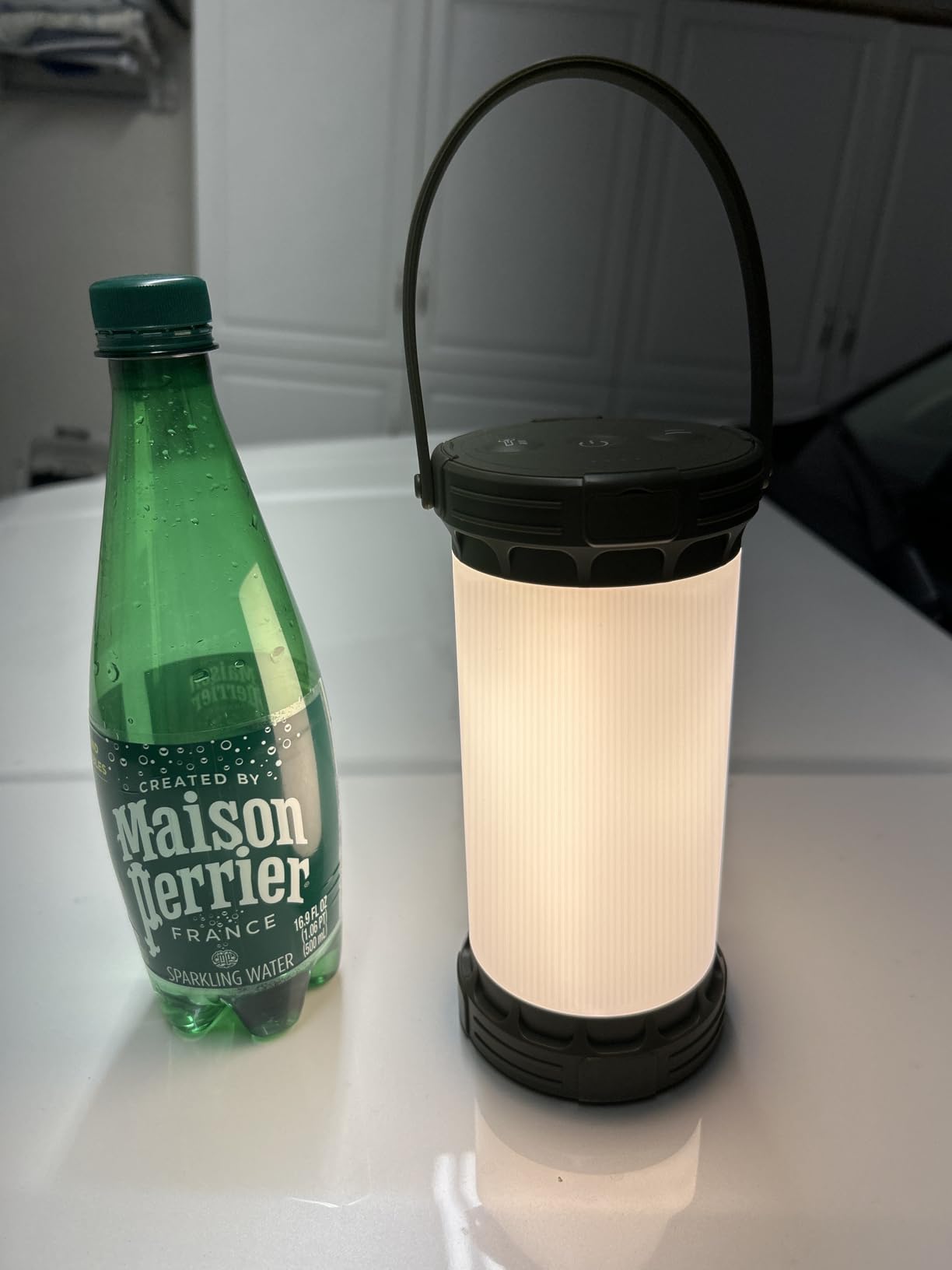 Glocusent LED Rechargeable Camping Lantern, Camping Light with 5000mAh | Camping Light with 3 Colors & 5 Brightness, SOS, Rechargeable Lantern for Power Outages Hiking Emergency Max 1500LM customer photo 1