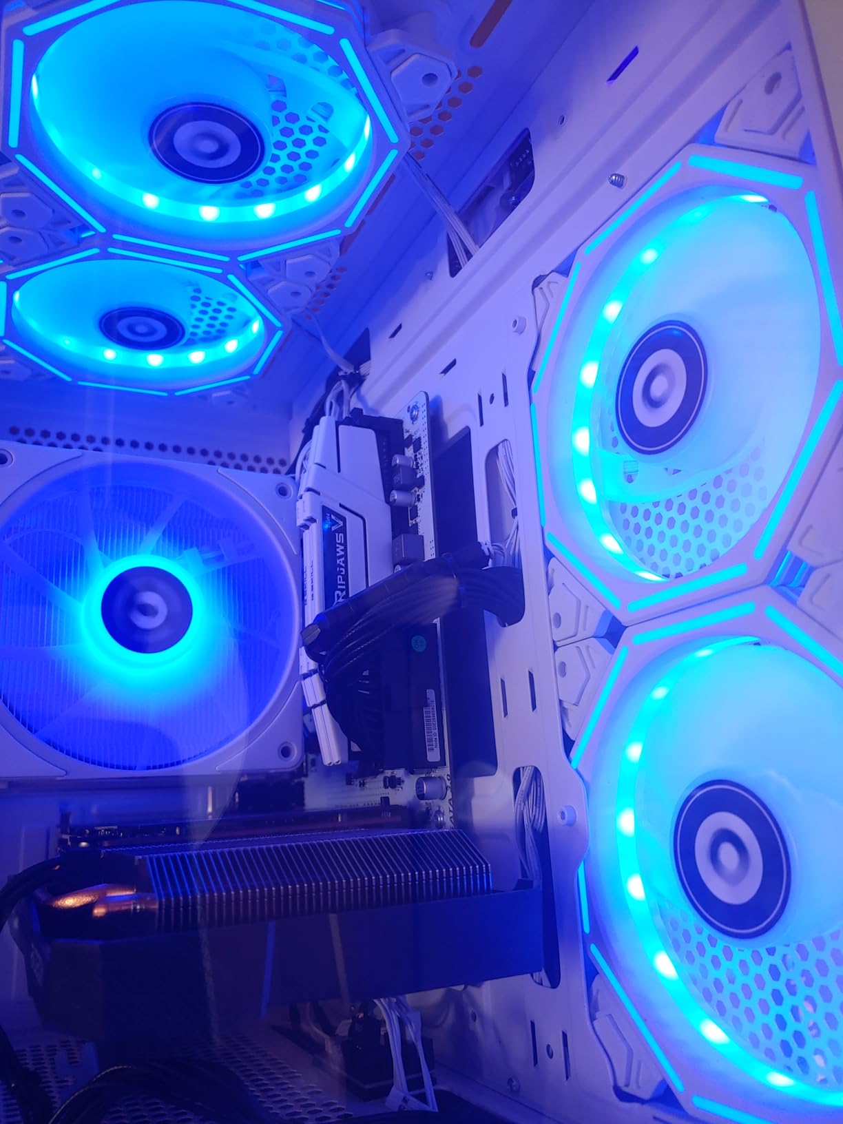 NINGMEI Prebuilt Gaming PC,AMD Ryzen 5 5500 GTX 1660 Super 6GB GDDR6 customer photo 1