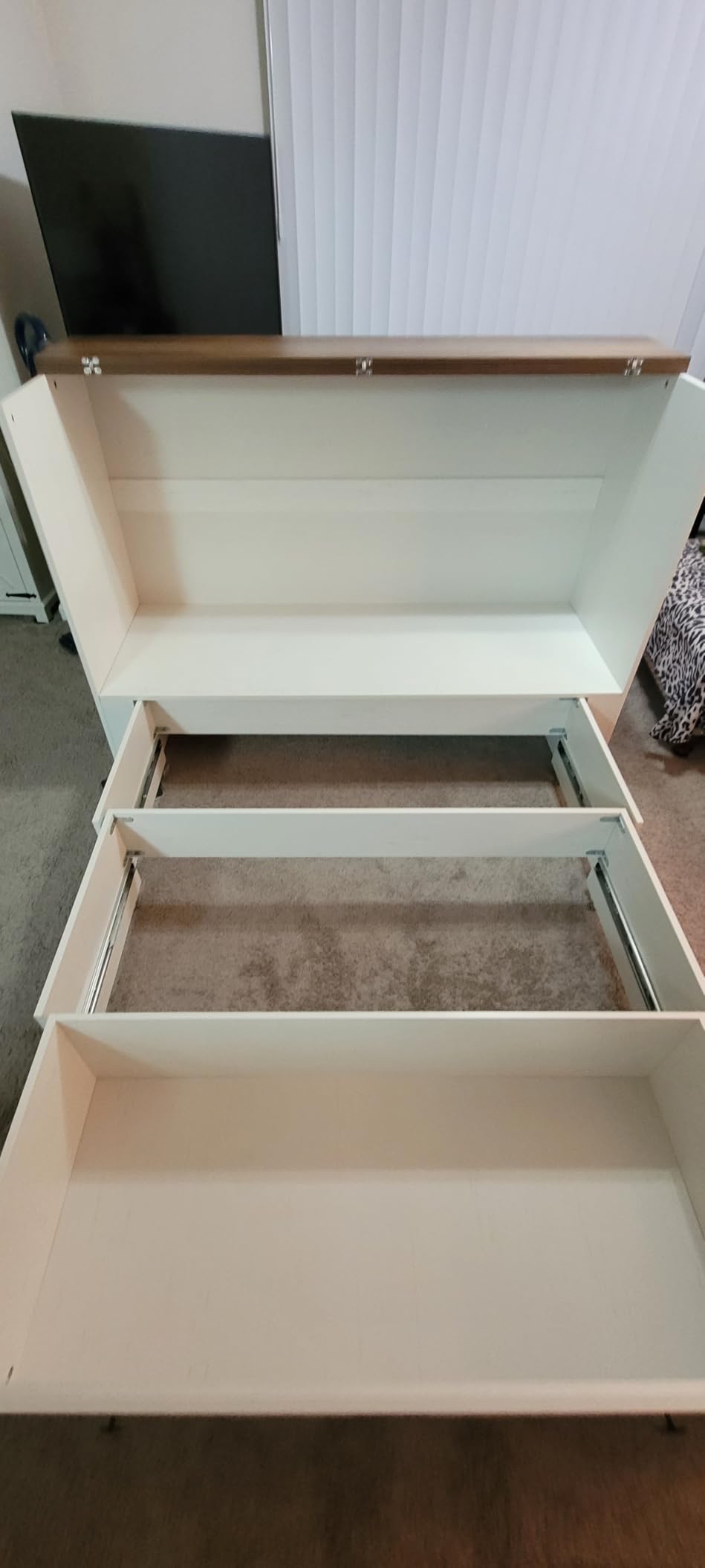 AMERLIFE Full Murphy Bed with Storage & Charging Station customer photo 1