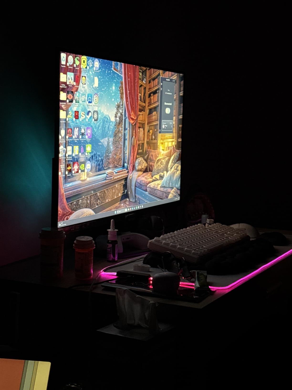 Sceptre New 22-Inch Gaming Monitor, FHD 1080p, Up to 144Hz, HDMI, DisplayPort, Built-in Speakers, Machine Black (E225W-FW144 Series, 2026) customer photo 1