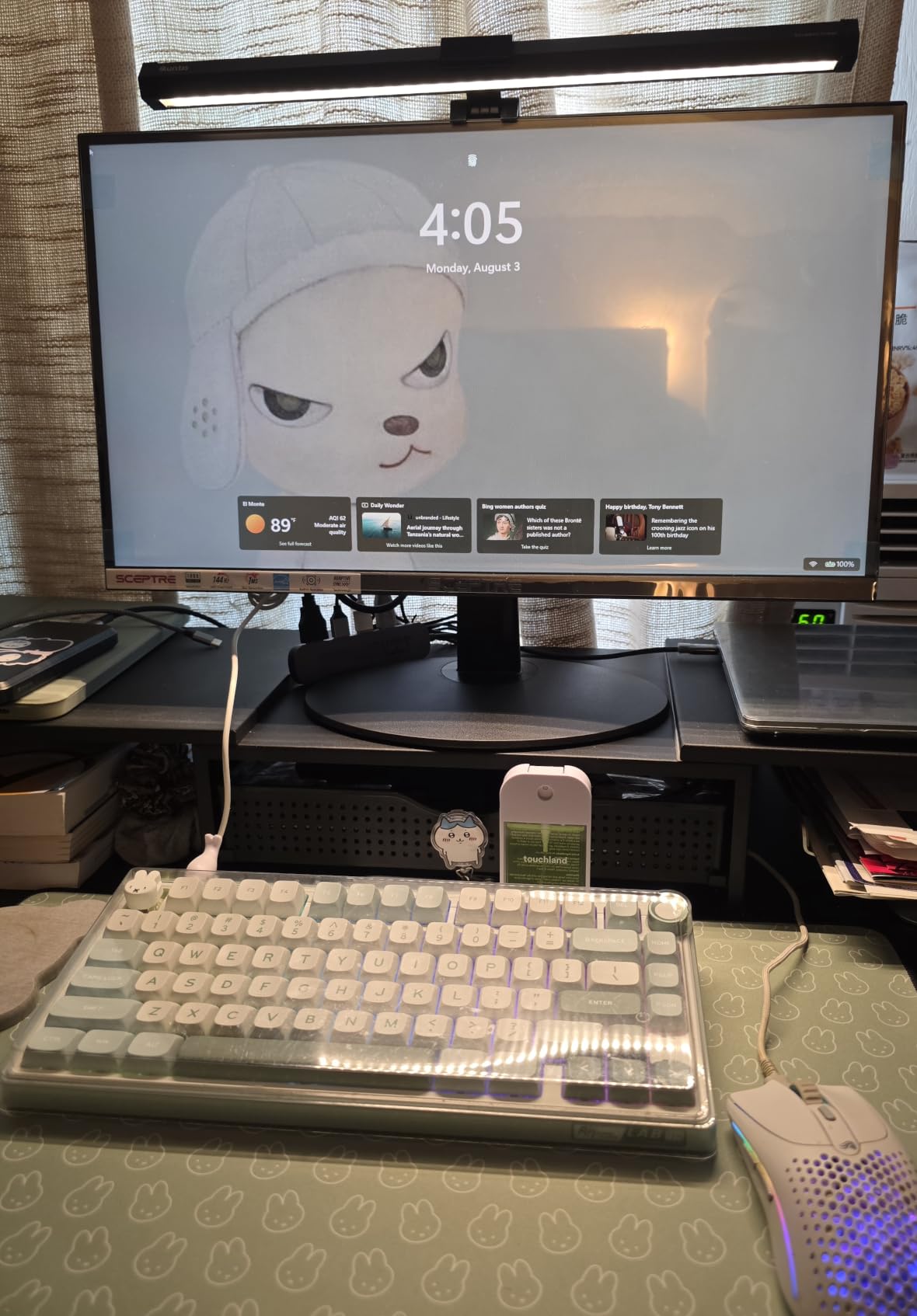 Sceptre New 22-Inch Gaming Monitor, FHD 1080p, Up to 144Hz, HDMI, DisplayPort, Built-in Speakers, Machine Black (E225W-FW144 Series, 2026) customer photo 2